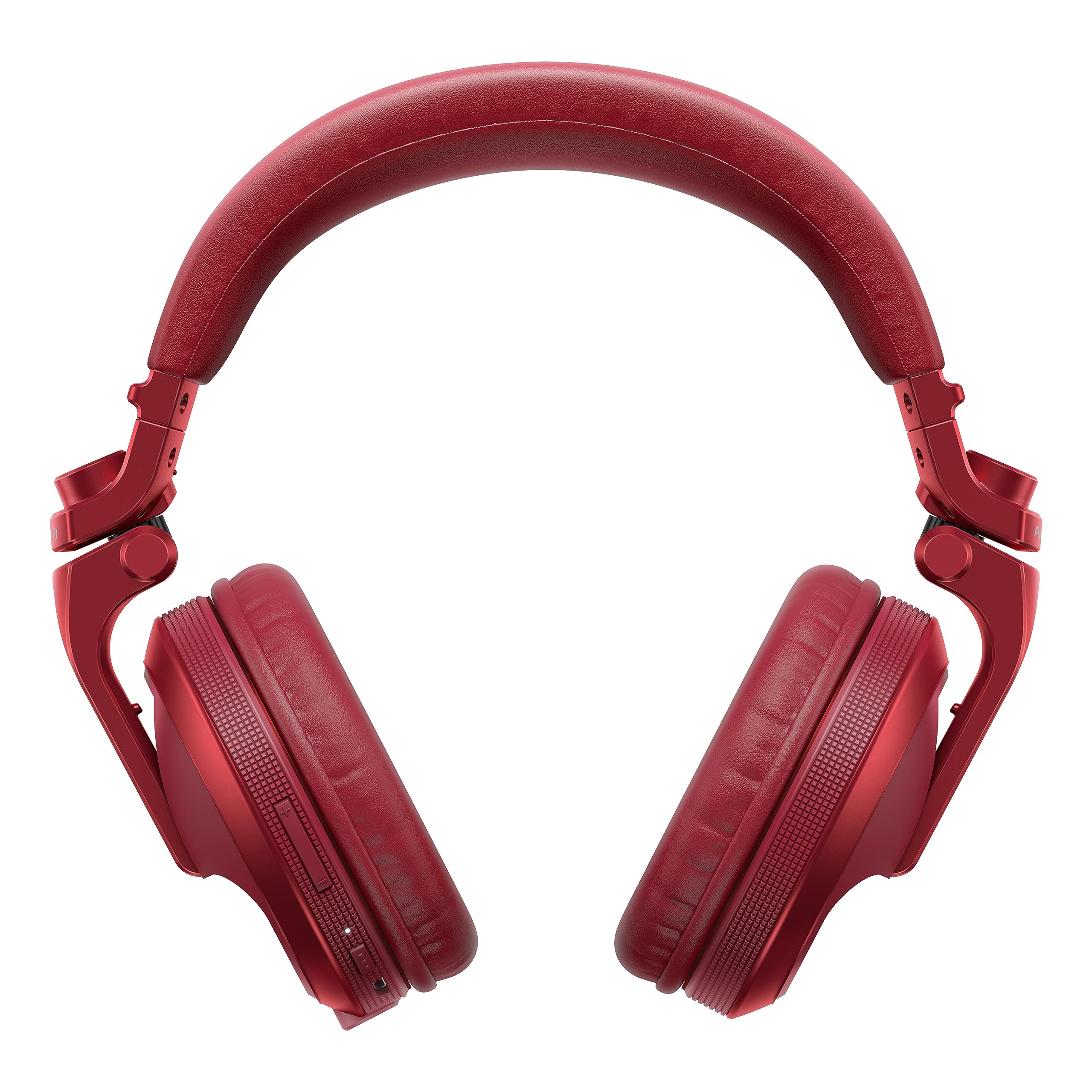 Pioneer DJ Bluetooth Wireless Headphones - Over-Ear Studio Monitor Headset with Hi-Fi Sound, Noise Isolation & Foldable Design (Red) - Perfect for DJing, Music Production & Home Listening
