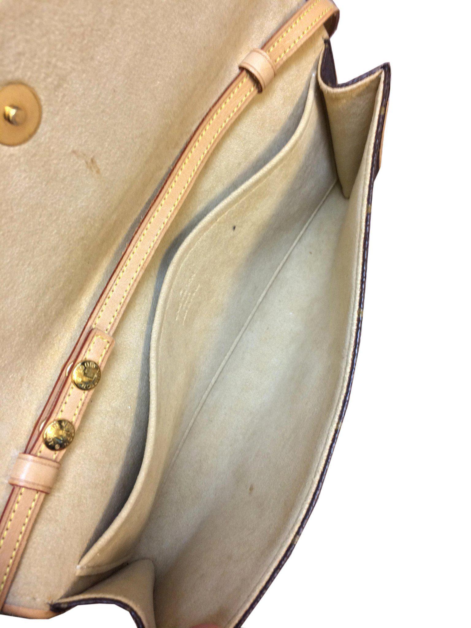 Authentic Louis Vuitton Monogram Canvas Pochette Twin GM Bag - Luxury Crossbody Purse for Women, Perfect for Date Night & Travel Accessories