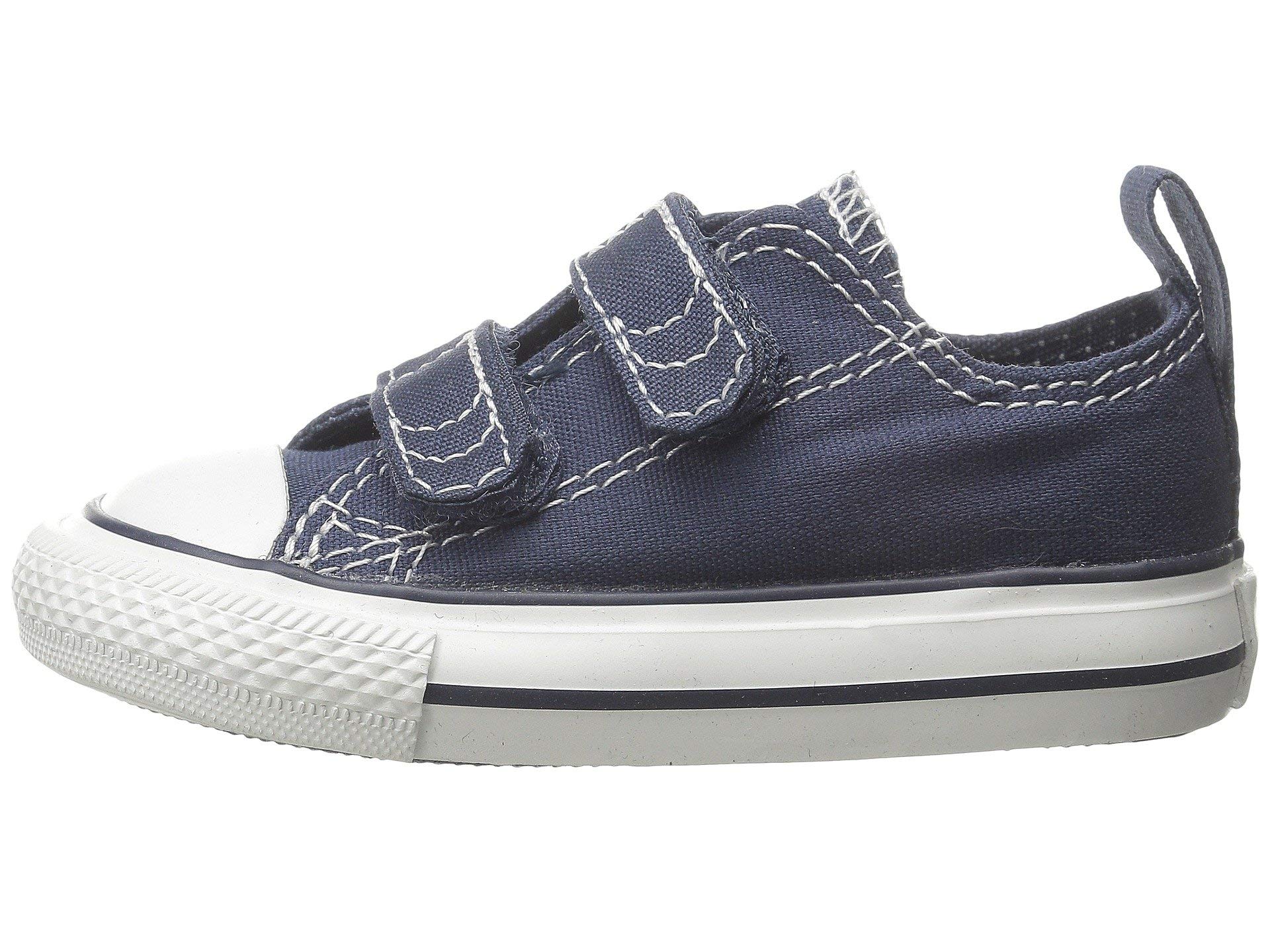 Converse Toddler Sneakers - Navy Blue Velcro Athletic Shoes for Boys & Girls Size 5 - Comfortable Casual Walking & Play Shoes for Preschoolers