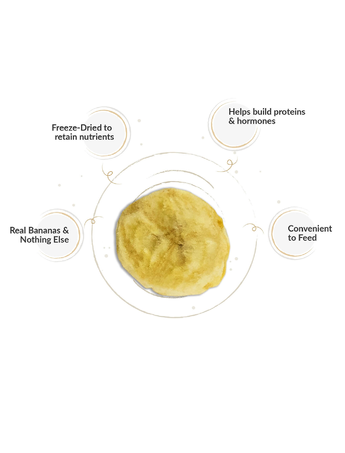 Freeze Dried Banana Dog Treats by Dogsee Crunch - 30g All-Natural Healthy Snacks for Training & Rewarding Pets - Perfect for Small, Medium & Large Dogs