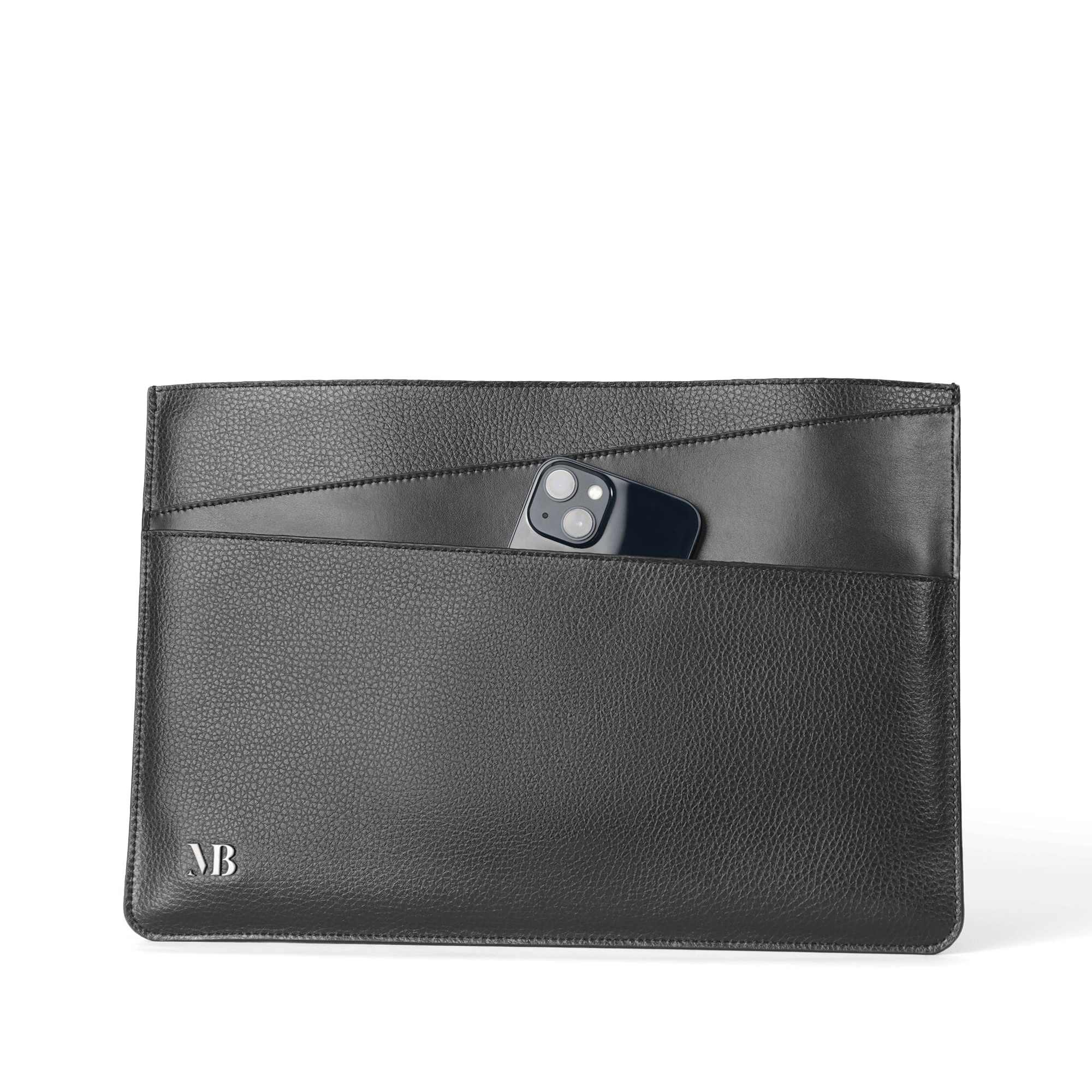 Jett MIRUM® Vegan Leather Laptop Sleeve for MacBook & Windows - Eco-Friendly 13-15 Inch Laptop Case | Black | Perfect for Work, Travel & School