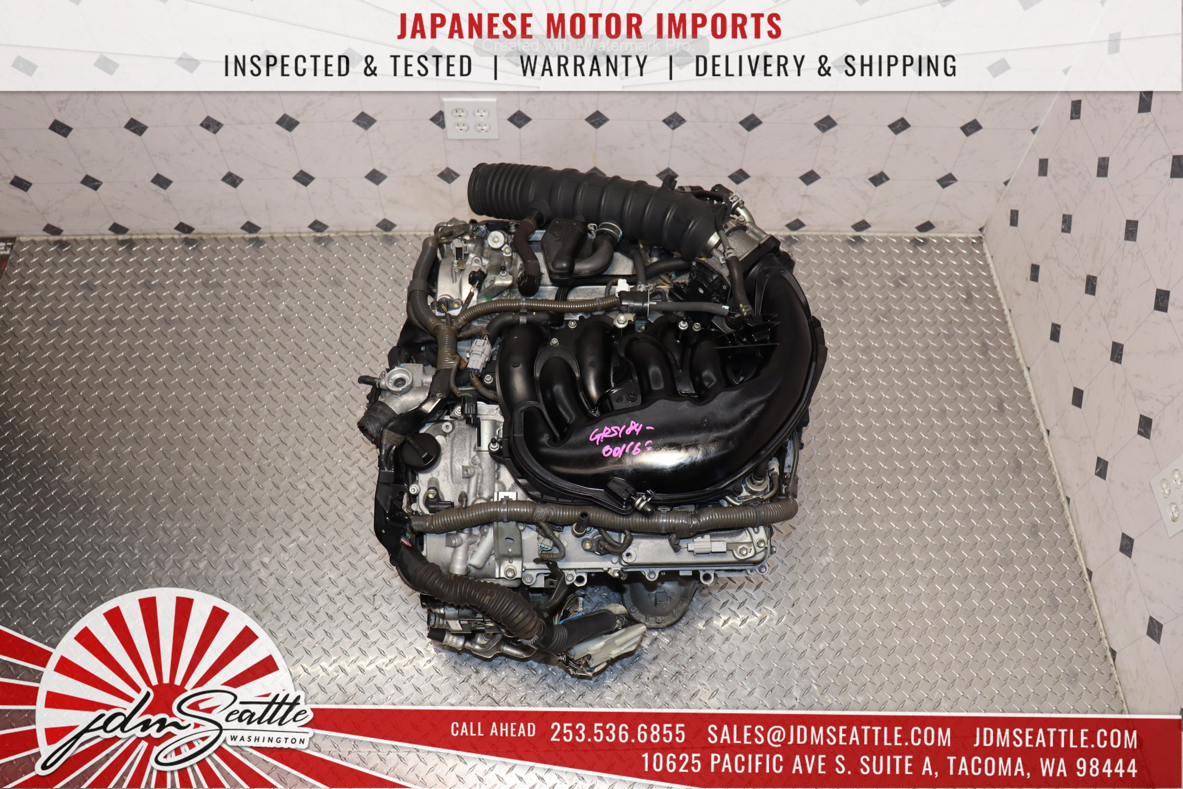 2007-2011 Lexus GS350 2GR-FSE 3.5L V6 Engine + ECU - JDM RWD Motor Replacement for Lexus GS350, IS350, Toyota Avalon - Perfect for Engine Swap & Performance Upgrades