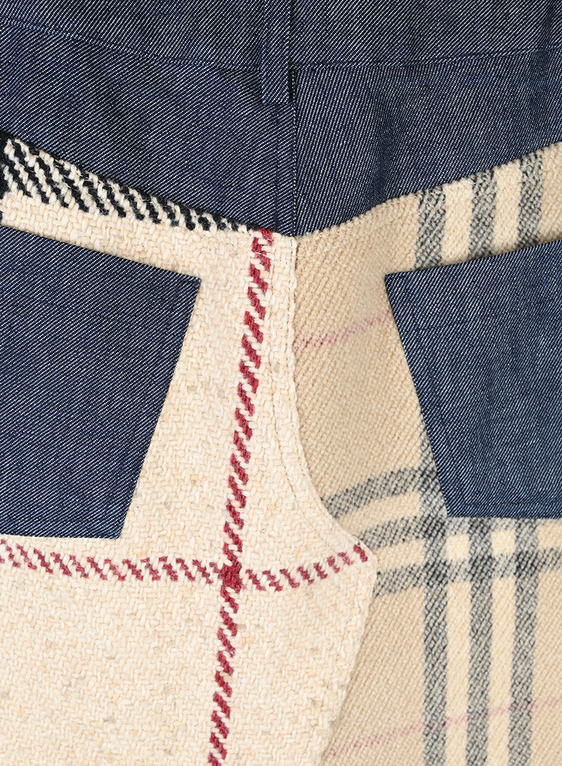 Burberry Check Longuette Skirt Size 42 - Classic Plaid Design for Women | Perfect for Office, Parties & Casual Outfits