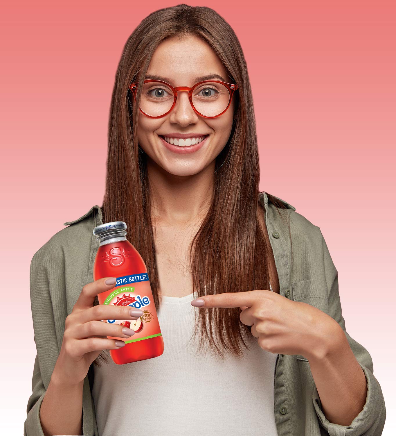 Snapple Apple Juice - 16 fl oz (12 Pack Plastic Bottles) - Refreshing Beverage for Lunch, Picnics & Parties