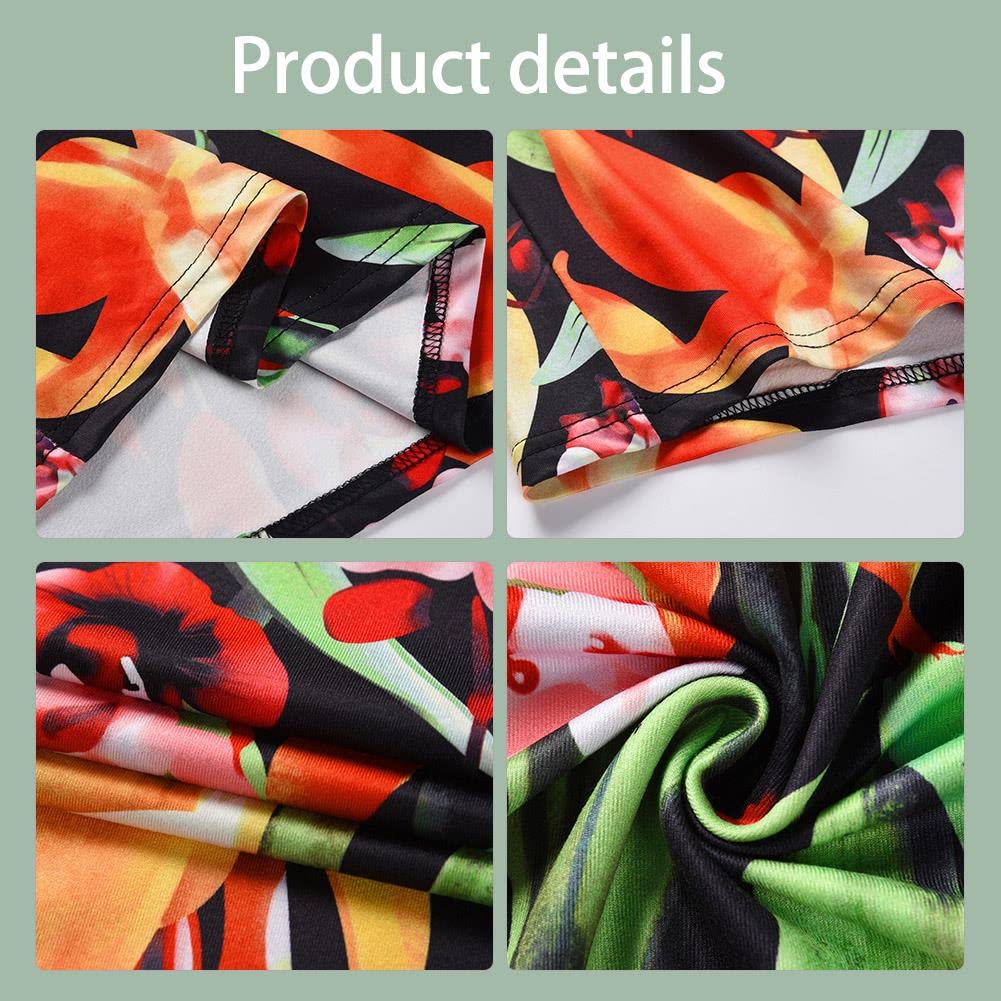 Bohemian Floral Print Women's Maxi Dress - V-Neck Spaghetti Strap Long Sling Dress for Beach Vacation, Summer Party & Casual Outings