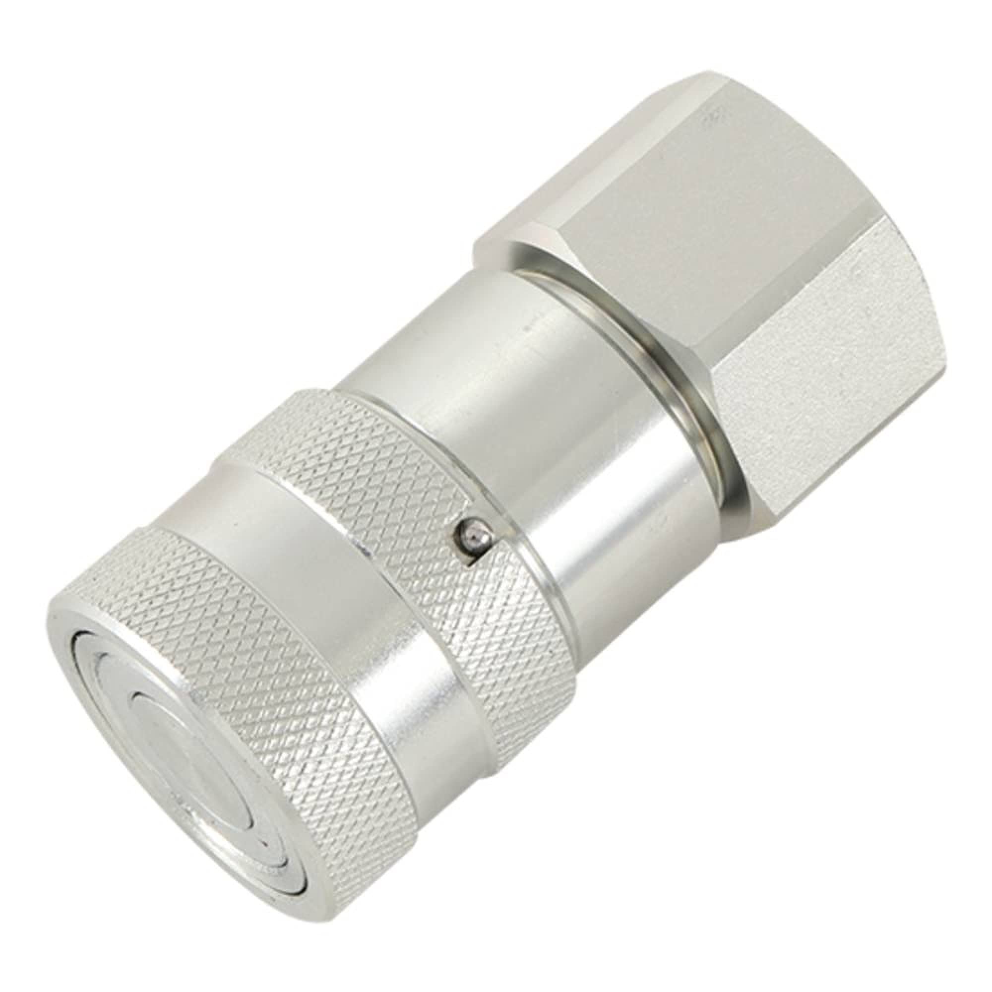 Complete Tractor 3001-1245 Flush Face Female Hydraulic Coupler - Compatible with/Replacement for FEM-501-12FO-NL Tractor Models - Ideal for Farming, Construction & Heavy Equipment Maintenance