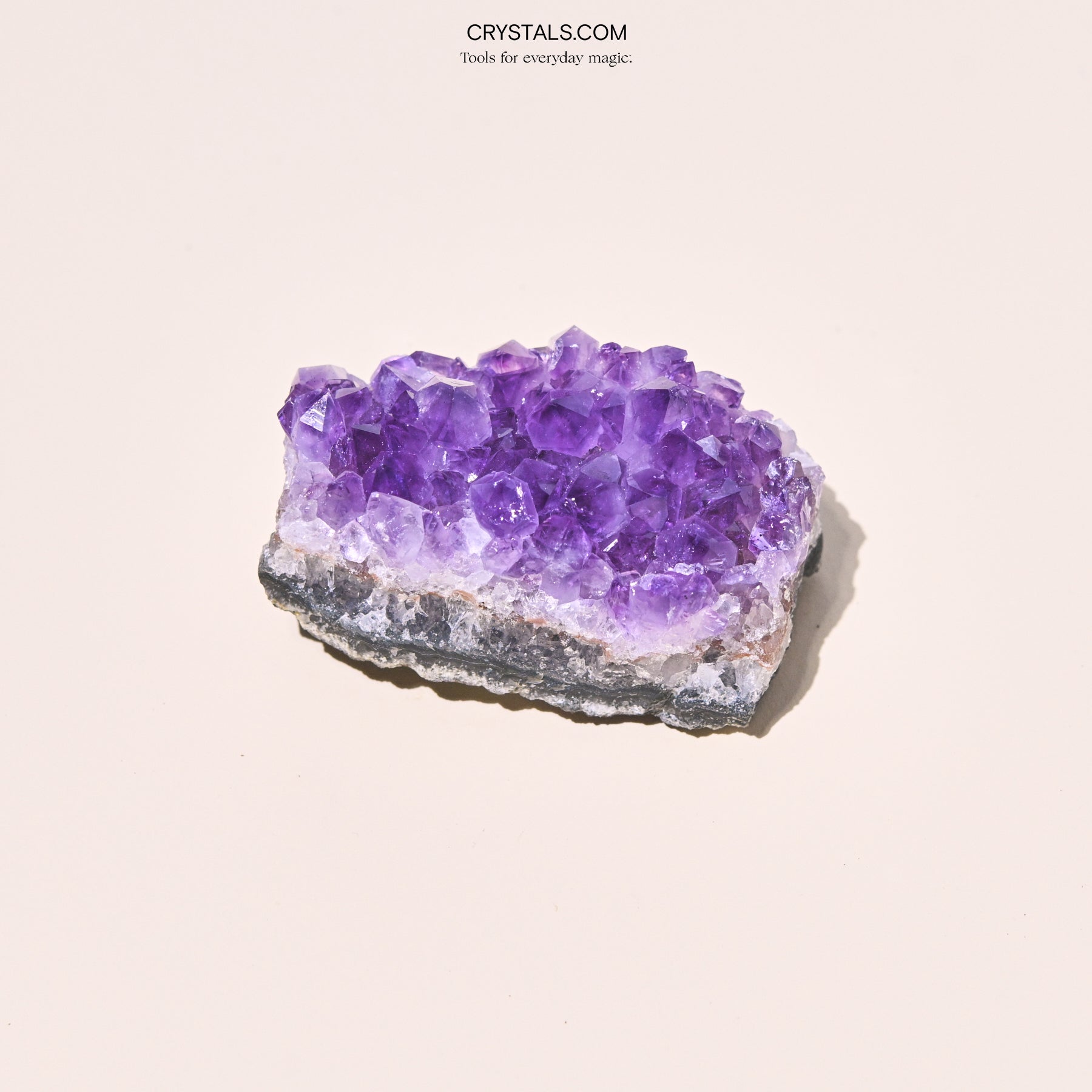 Natural Brazilian Amethyst Cluster - Raw Purple Crystal Specimen for Healing, Meditation & Home Decor | Spiritual Gifts, Reiki Energy Stone, Feng Shui Display