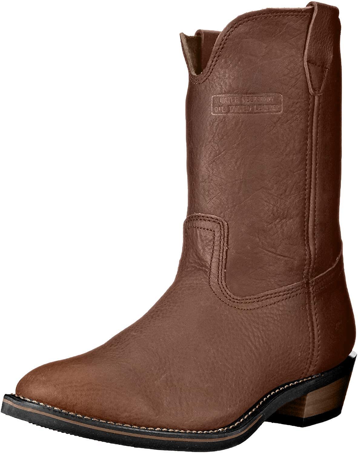 AdTec Men's Ranch Wellington Boot - Waterproof Work Boots for Farming, Hiking & Outdoor Activities - Durable Rubber Boots for Men with Comfortable Cushioning