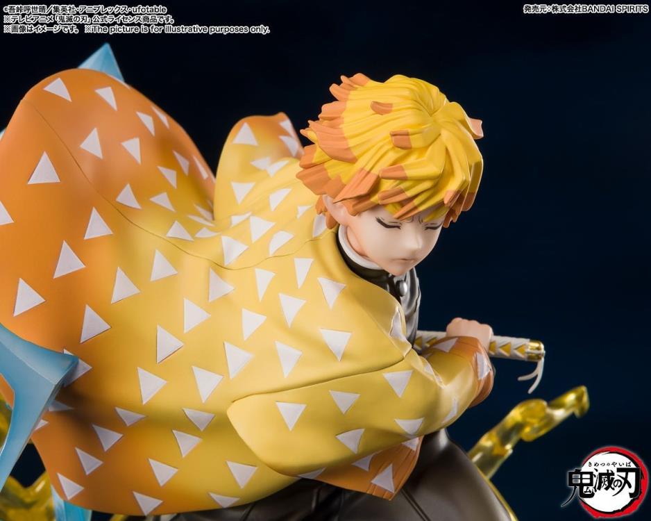 Figuarts Zero Demon Slayer: Kimetsu no Yaiba Zenitsu Agatsuma Thunderclap and Flash Ver. Anime Action Figure Statue - Perfect for Anime Collectors, Home Decor, and Gift Giving
