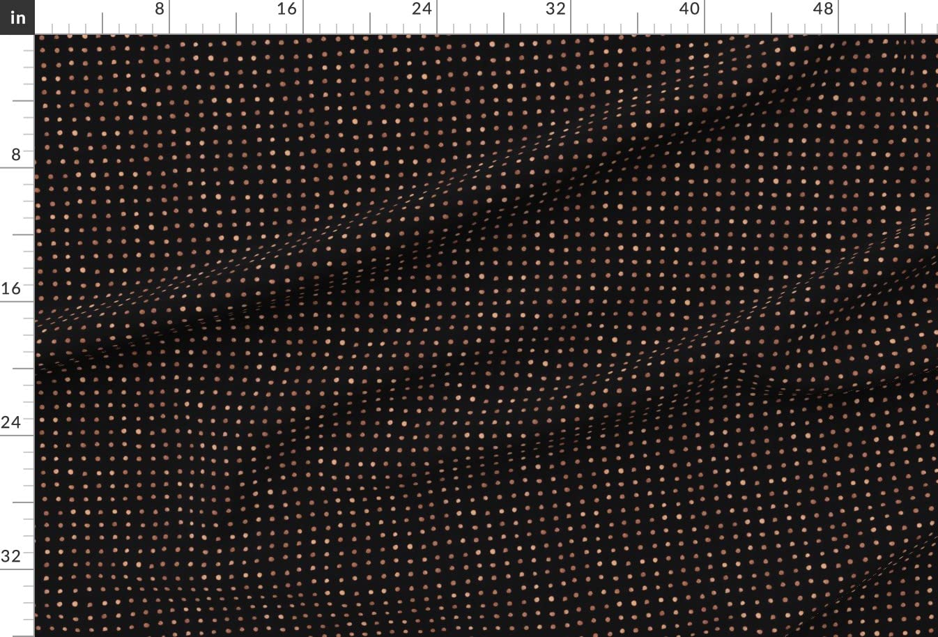 Copper Grid Dots Printed Minky Fabric Fat Quarter - Soft Plush Fabric for Sewing Baby Blankets, Quilt Backing & DIY Craft Projects - Perfect for Nursery Decor, Gift Making & Home Sewing Projects
