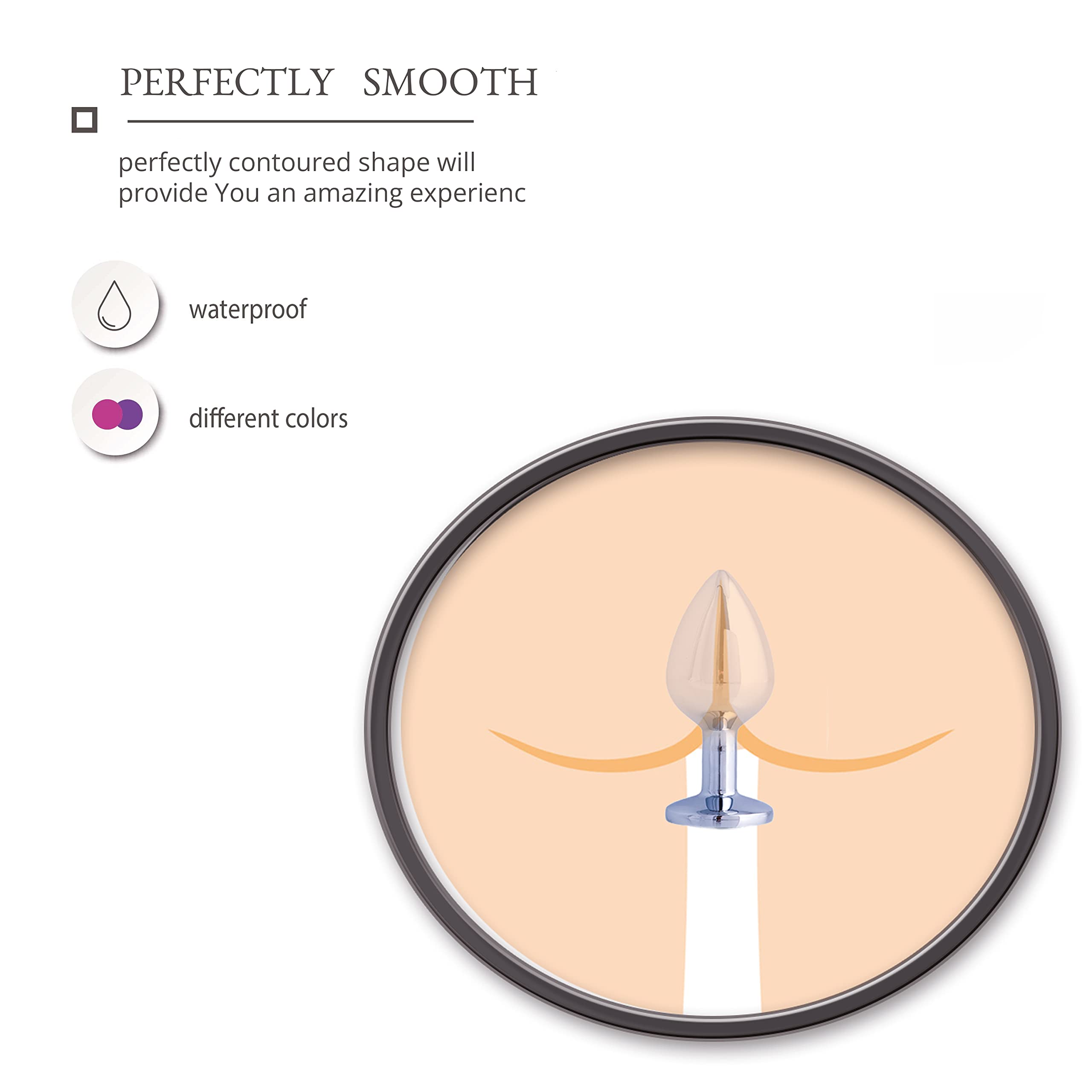 Premium Silicone Anal Plug for Women & Men - 10cm Length & 4cm Diameter - Comfortable Butt Plug for Beginners & Advanced - Perfect for Solo Play & Couples Use - Enhance Intimacy & Sensation - Soft & Body-Safe Material
