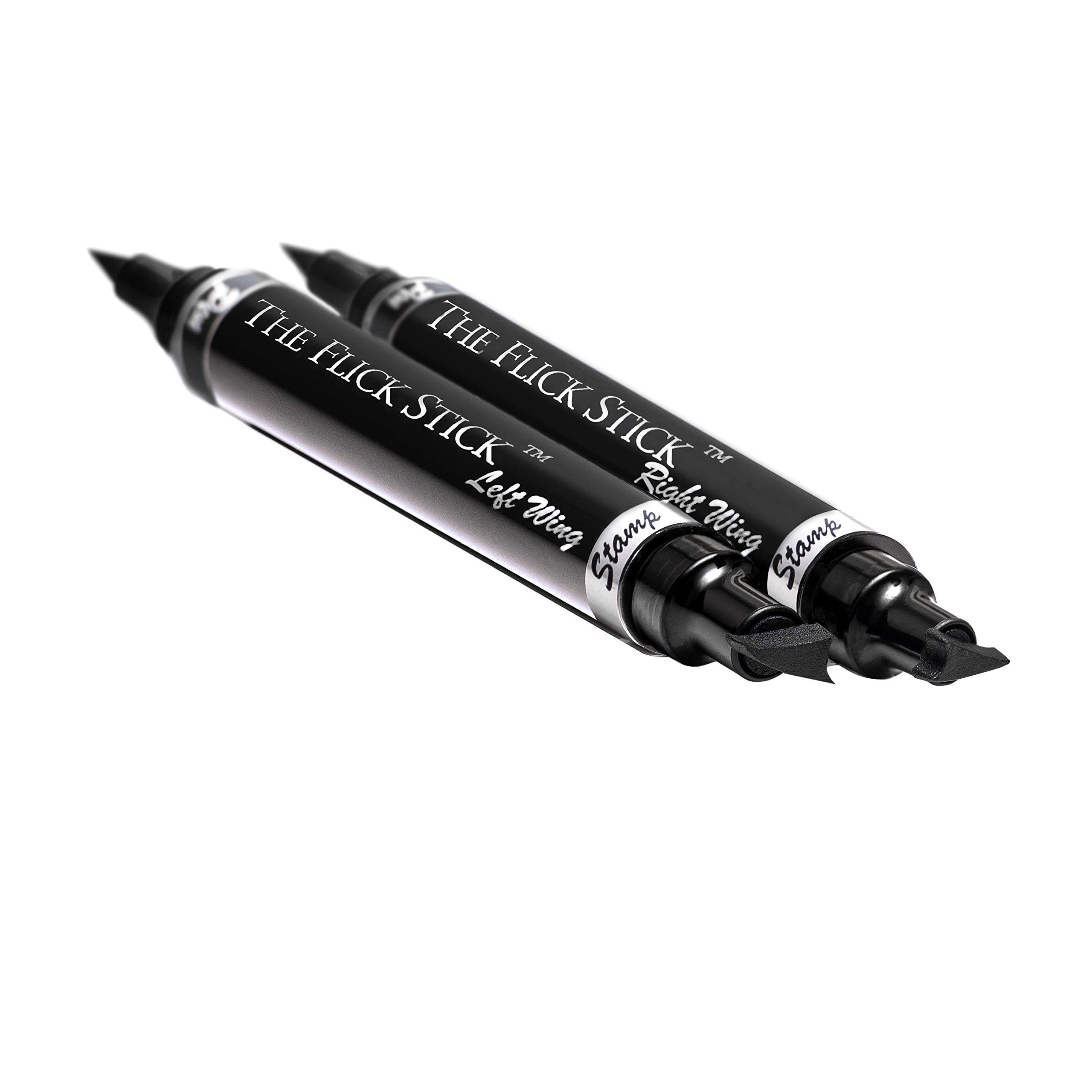Lovoir Eyeliner Stamp Wingliner - Waterproof, Smudgeproof Liquid Eyeliner Pen for Long-Lasting Vamp Wing Look (Black & Cocao Brown, 6 Pens in Triple Pack) | Perfect for Party, Date Night & Dramatic Eye Makeup
