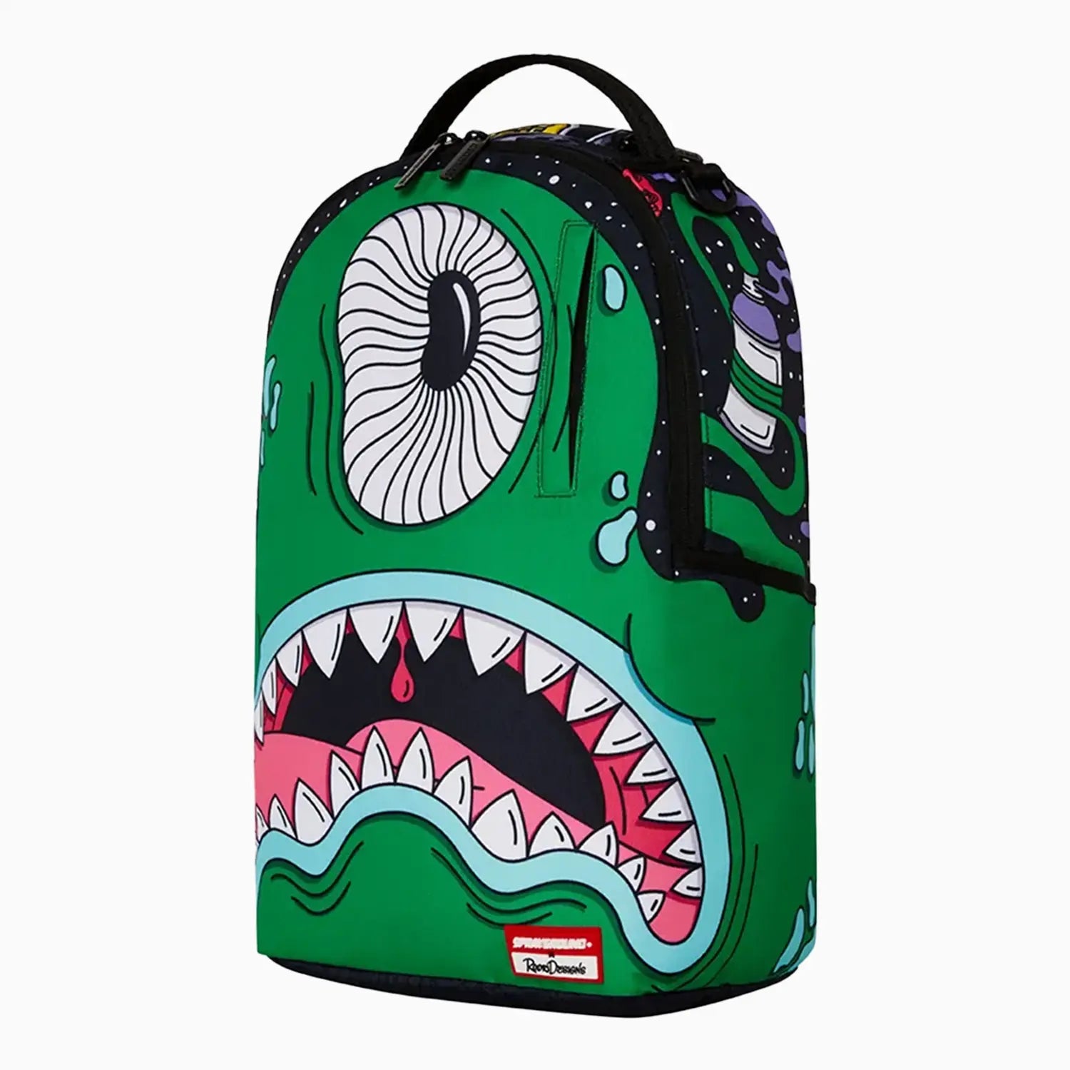 Jorge Rodriguez Green Alien Backpack - Unique UFO Themed School Bag for Kids & Teens - Perfect for School, Travel, and Cosplay Events