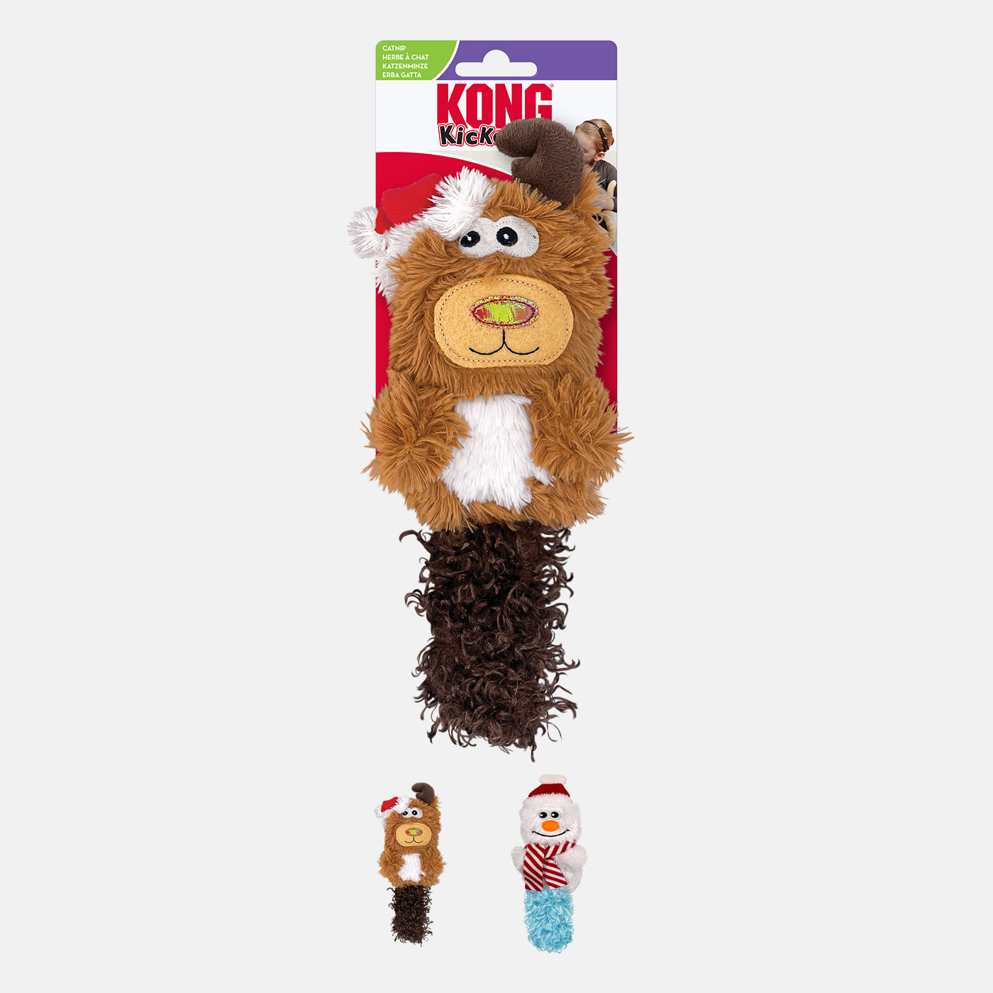 KONG Holiday Kickeroo Dog Toy - Durable Chew Toy for Small & Large Dogs, Perfect for Christmas & Festive Playtime