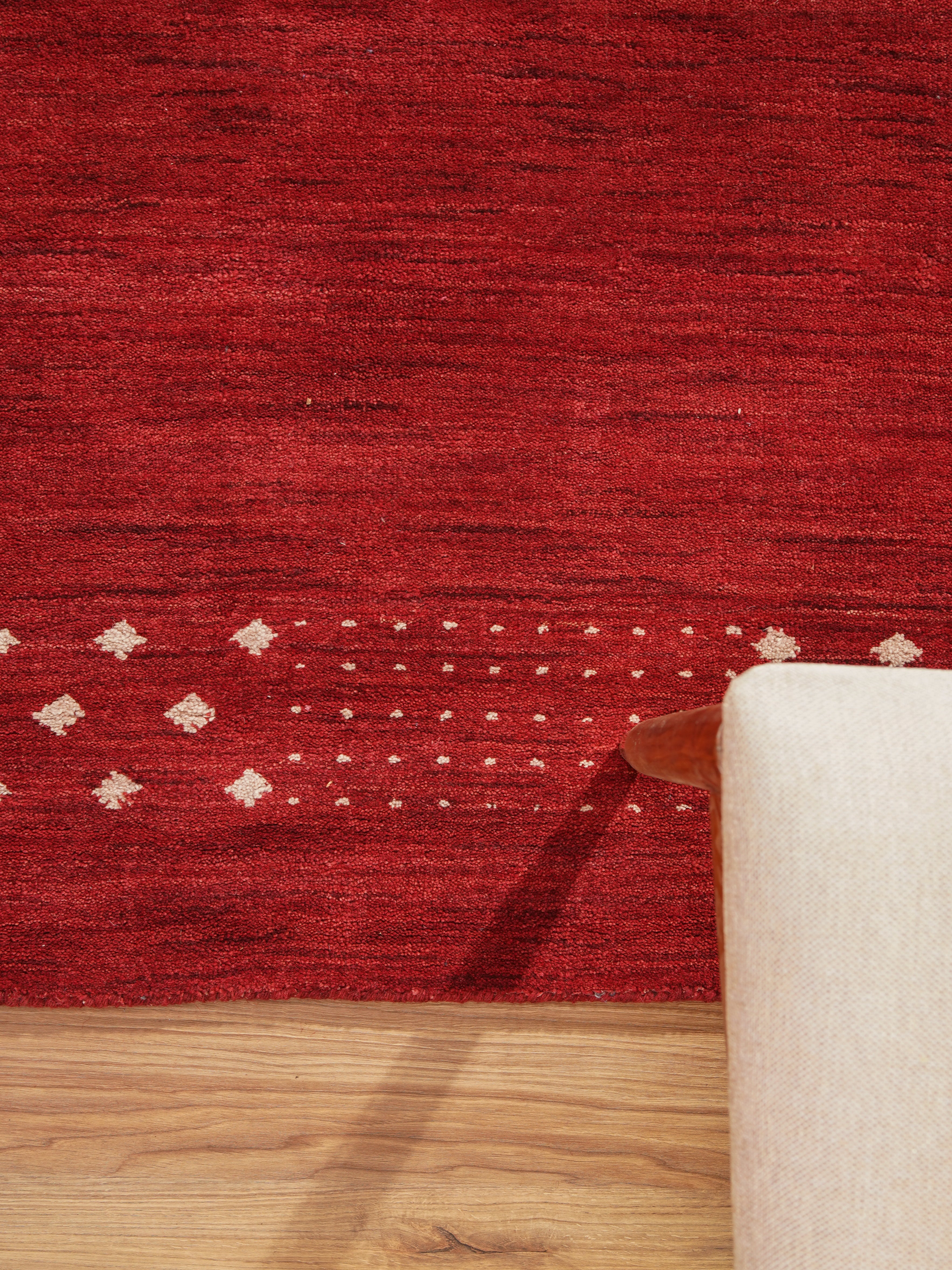 Hand Knotted Wool Rug - Premium Quality, Soft & Durable - Perfect for Living Room, Bedroom, or Office Decor