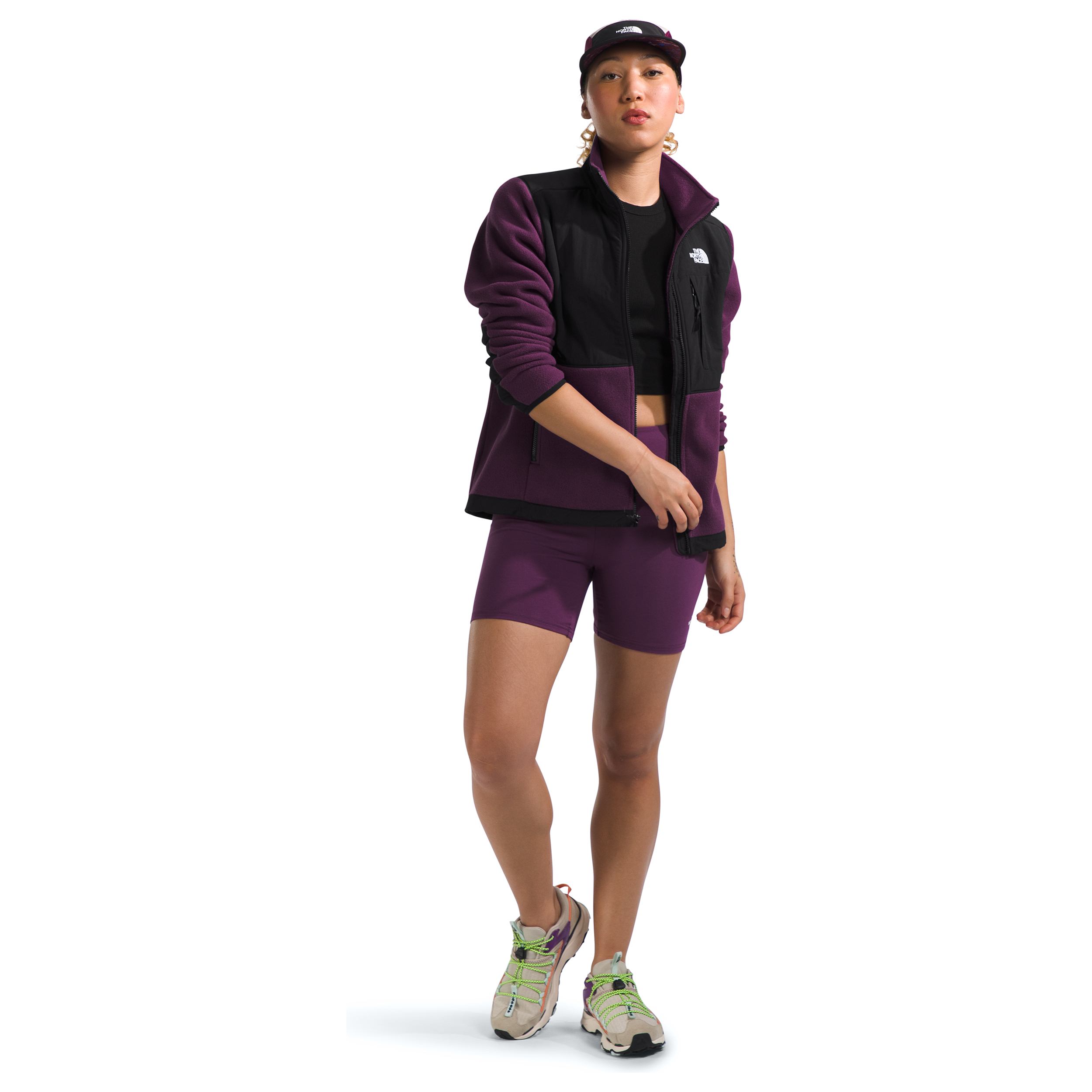 The North Face Women's Denali Jacket - Waterproof Fleece Jacket for Hiking & Outdoor Activities in Black Currant Purple | Warm Winter Coat for Camping & Snow Adventures