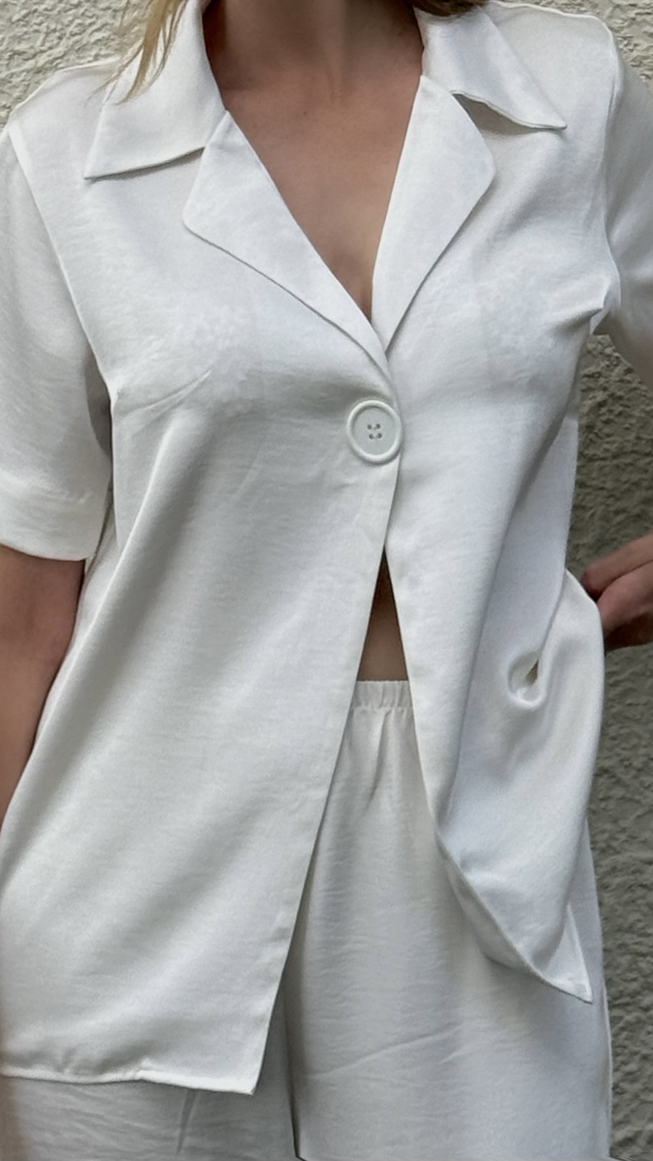Imogen Button Shirt for Women - Soft Cream Cotton Blouse with Long Sleeves & Classic Collar - Perfect for Office Wear, Casual Outfits & Special Occasions