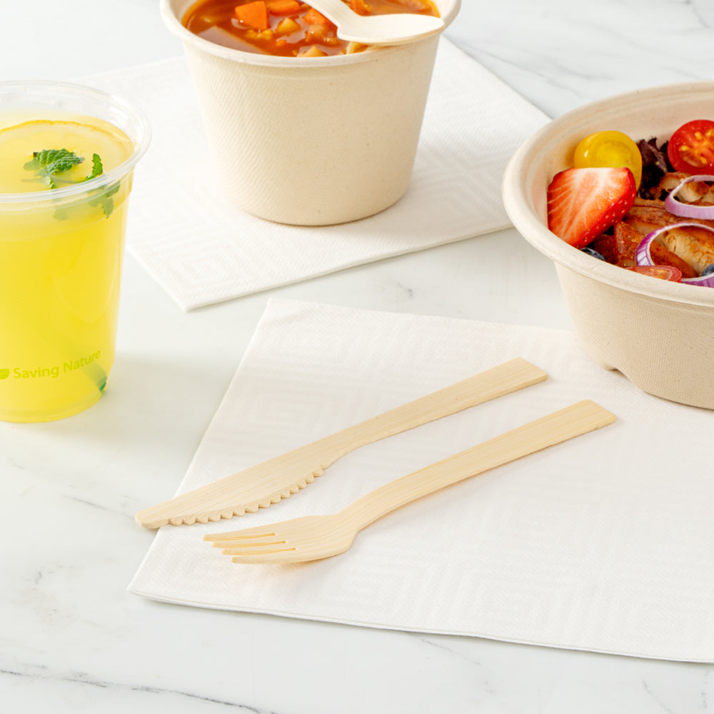 Eco-Friendly Bamboo Disposable Knives - 1000 Count Box, 7