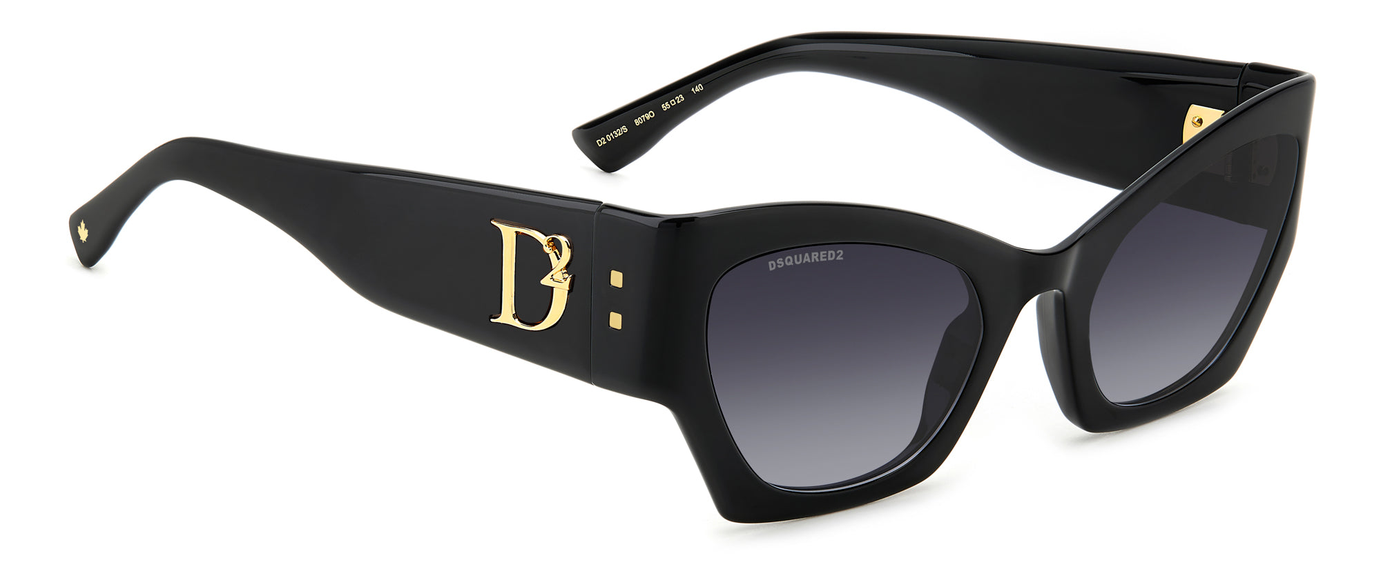 DSQUARED2 D2 0132/S Sunglasses - Polarized Aviator Style for Men & Women - Perfect for Driving, Beach & Outdoor Activities