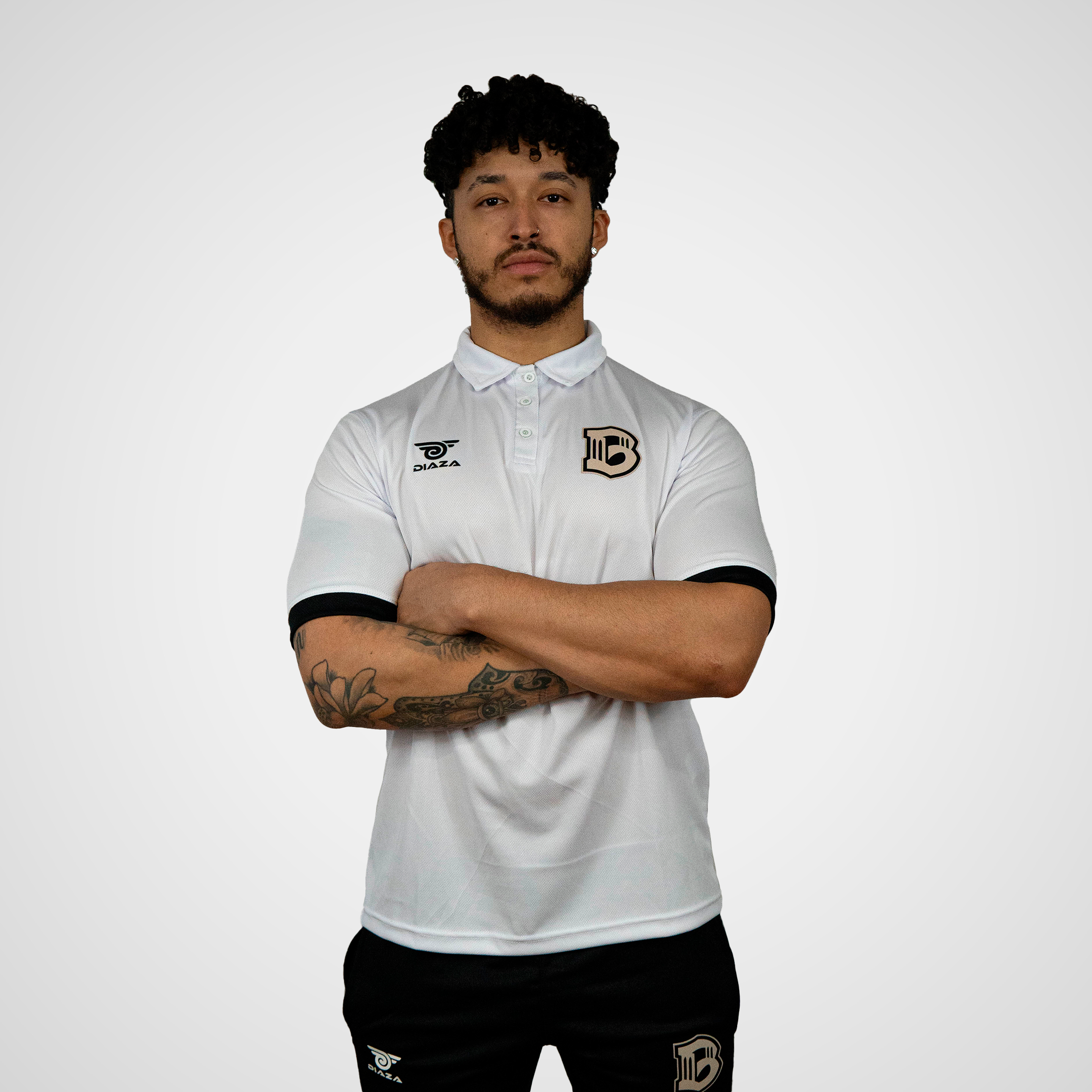 Brooklyn FC White Polo Shirt for Men - Breathable Cotton Short Sleeve Casual Golf Tennis Soccer Sports Tee - Perfect for Work, Gym, and Weekend Outings