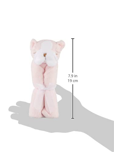 Angel Dear Blankie - Soft Pink Bulldog Baby Security Blanket for Toddlers | Comforting & Cuddly for Nap Time, Travel & Bedtime