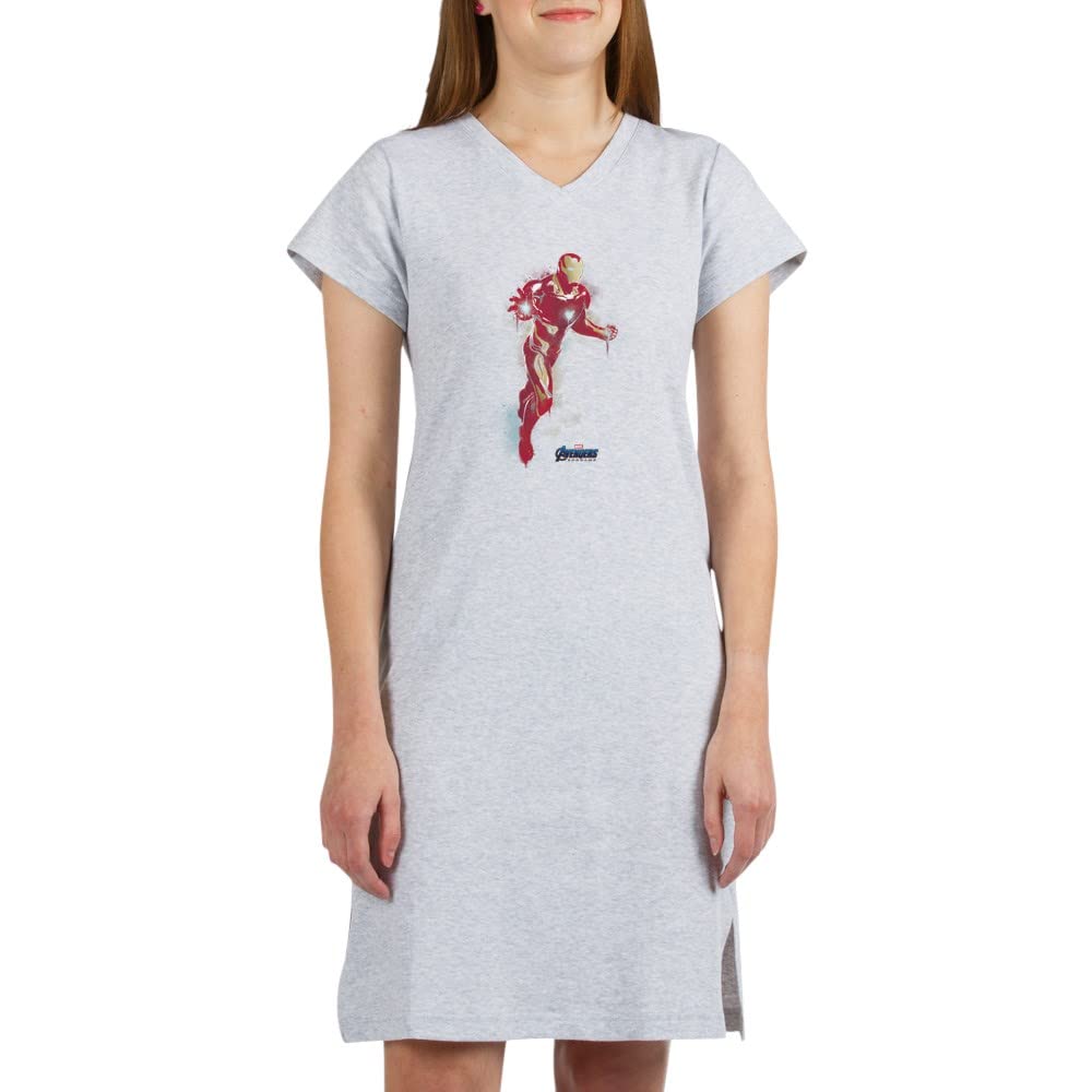 Marvel Iron Man Graphic Nightshirt for Men & Women - Soft & Comfortable Sleepwear for Superhero Fans - Perfect for Lounge, Sleep & Gifts