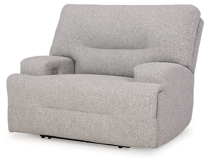 Acklen Place Oversized Power Recliner Chair - Electric Massage Recliner Sofa with USB Charger and Cup Holders - Perfect for Living Room, Home Theater, and Office Relaxation