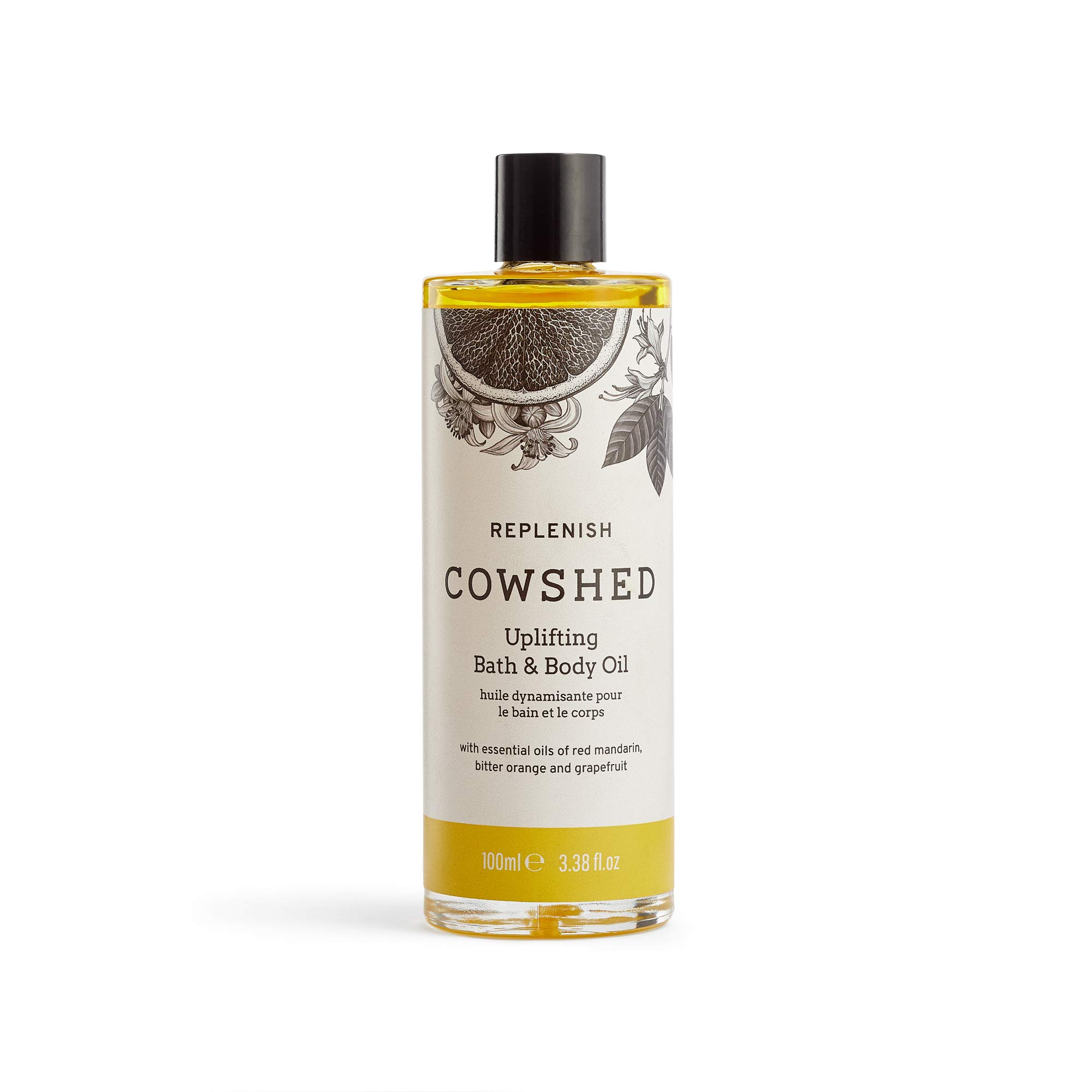 Cowshed Replenish Uplifting Bath & Body Oil - 100ml | Hydrating & Revitalizing Aromatherapy for Relaxation & Self-Care