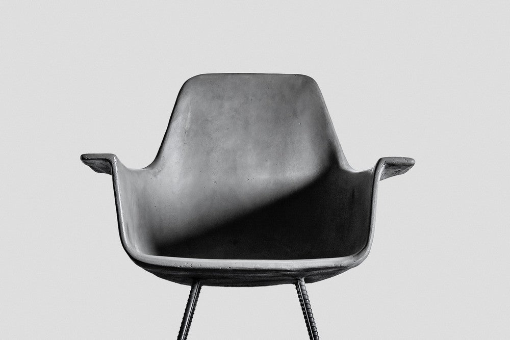 Hauteville Armchair by Lyon Beton - Modern Lounge Chair for Living Room, Office & Reading Nook - Durable & Stylish Accent Furniture