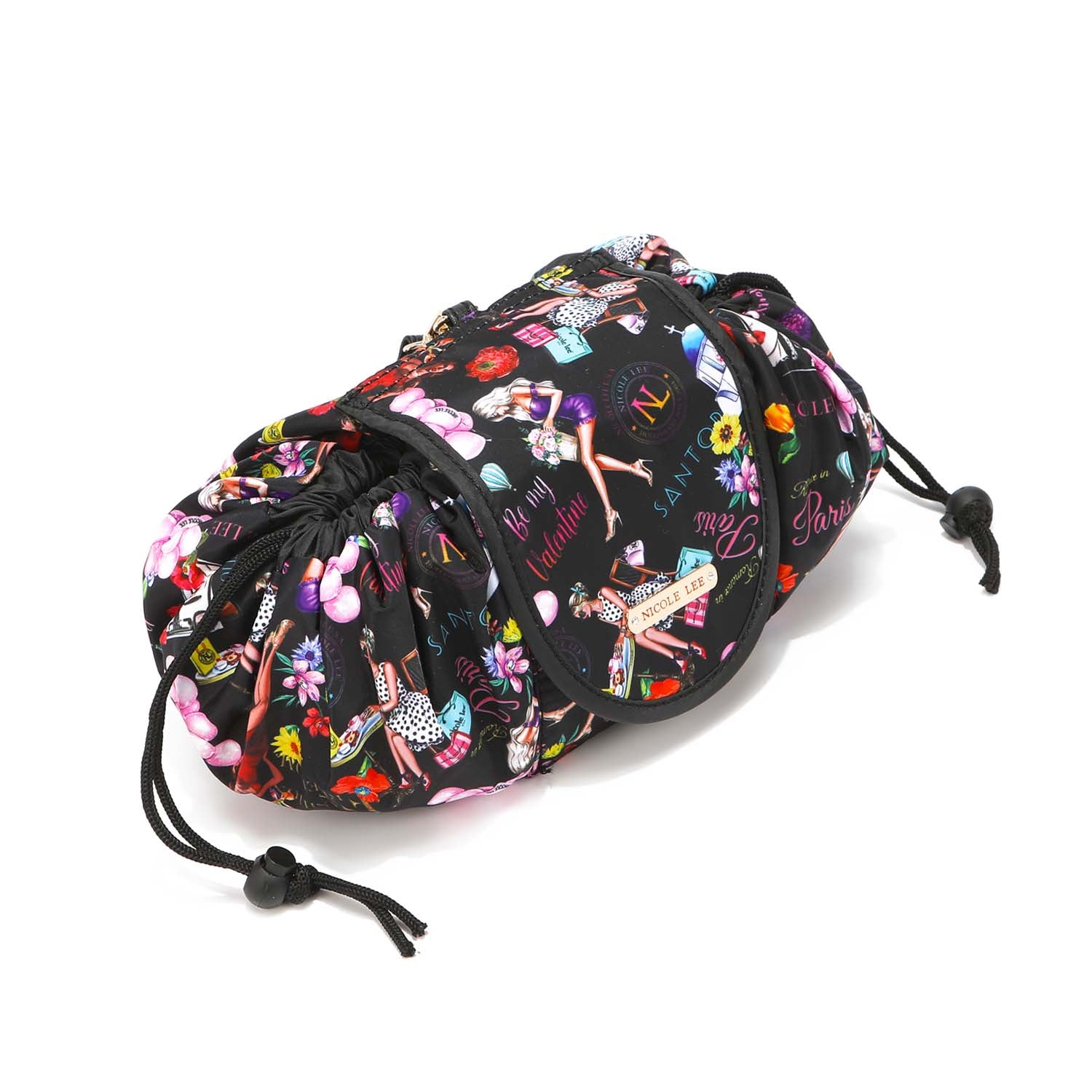 Drawstring Cosmetic Bag - Waterproof Makeup Pouch for Travel, Gym & Daily Essentials | Portable Toiletry Organizer for Women & Men