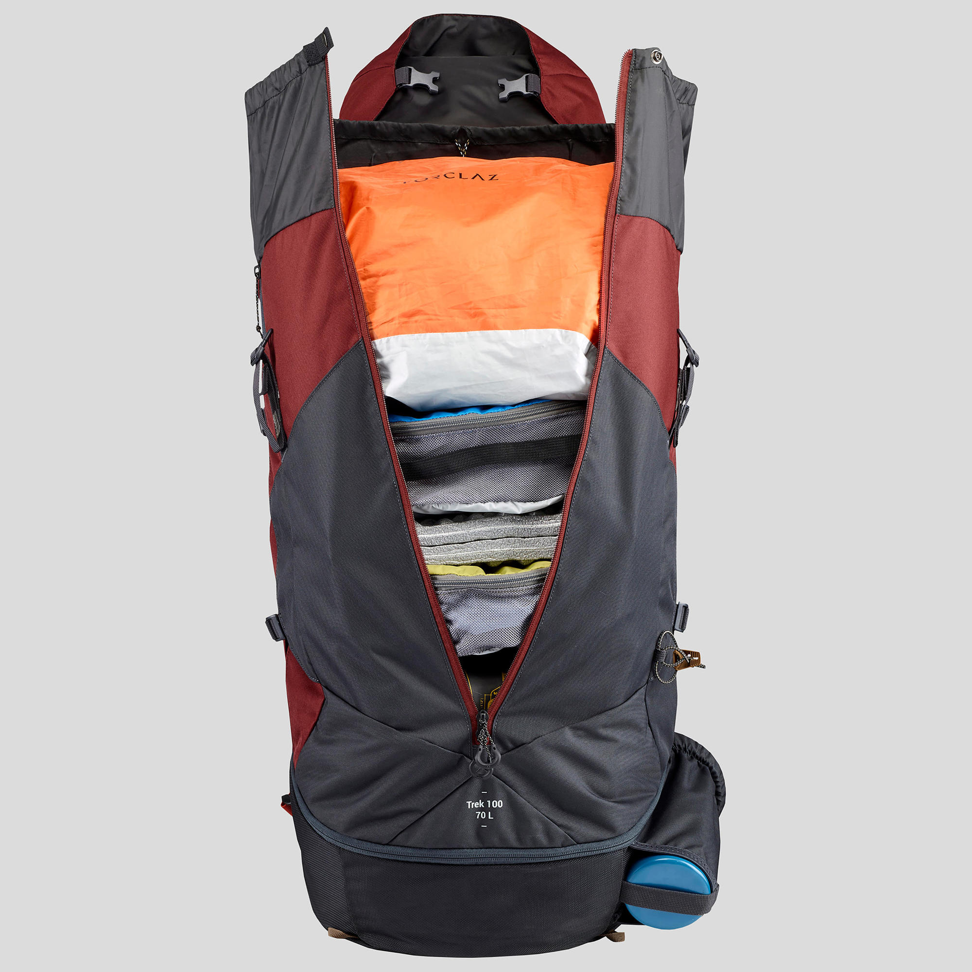 Simond Men's MT100 Easyfit 70L Backpacking Pack - Lightweight Hiking Backpack for Outdoor Adventures, Camping & Travel