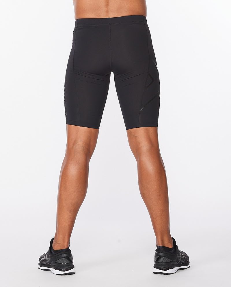 2XU Men's Force Compression Shorts - High-Performance Workout & Recovery Shorts for Running, Cycling & Gym Training | Enhanced Muscle Support & Blood Circulation