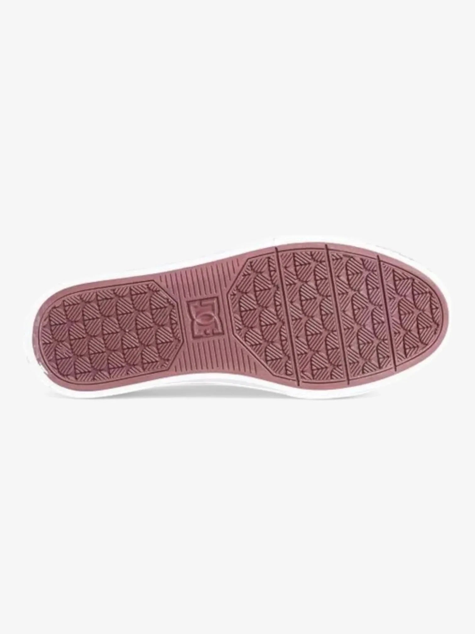 DC Heathrow Vulc Skate Shoes for Men - Red Burgundy Sneakers for Skateboarding, Casual Wear & Street Style