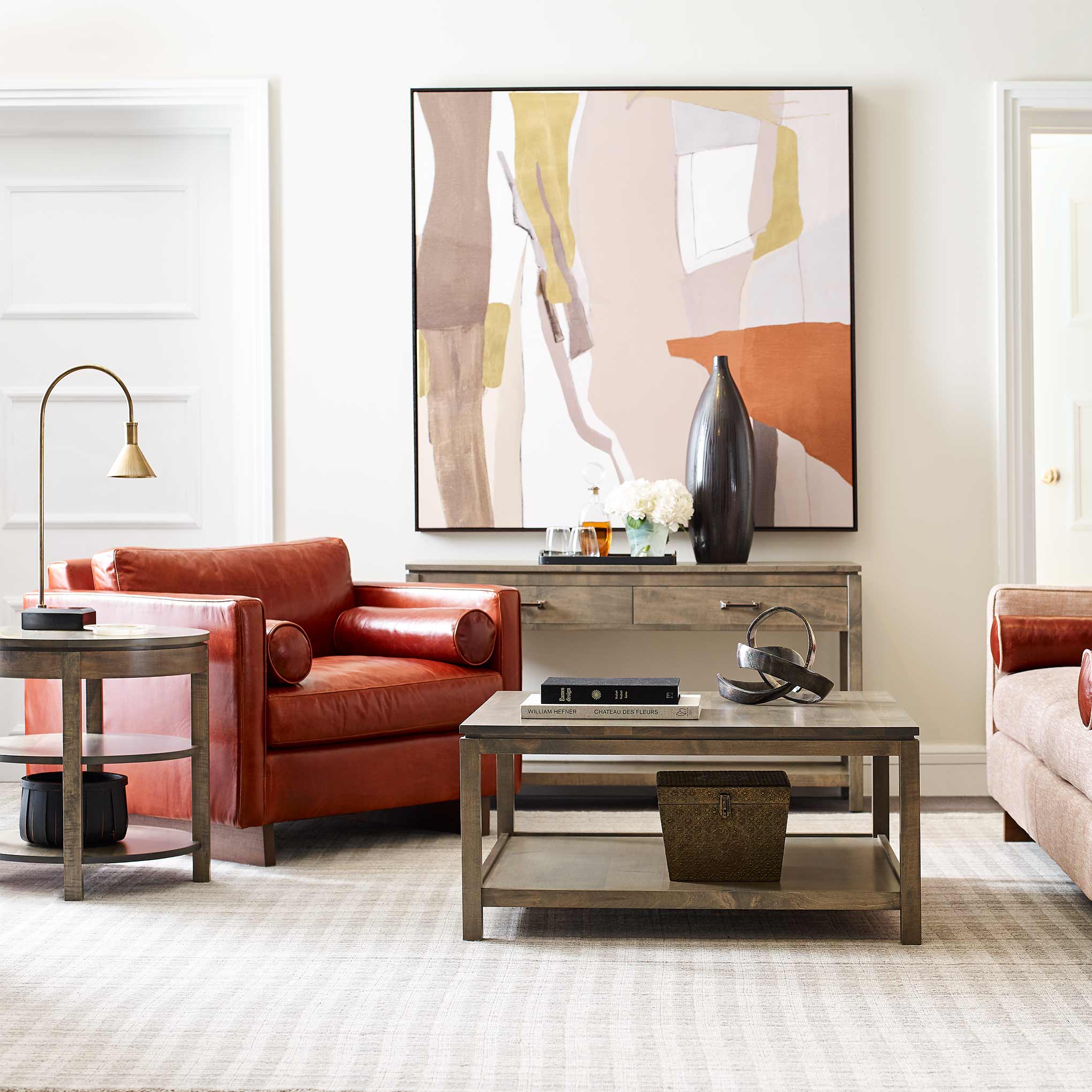 Modern Dwyer Console Table - Slim Entryway Sofa Table with Storage Shelf | Perfect for Hallway, Living Room & Bedroom Decor