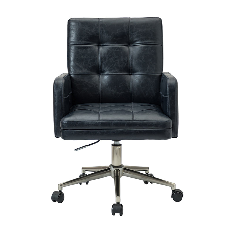 Ergonomic Leo Task Chair - Adjustable Office Chair with Lumbar Support for Home & Office Workspaces - Perfect for Long Hours of Sitting, Computer Work, and Study Sessions