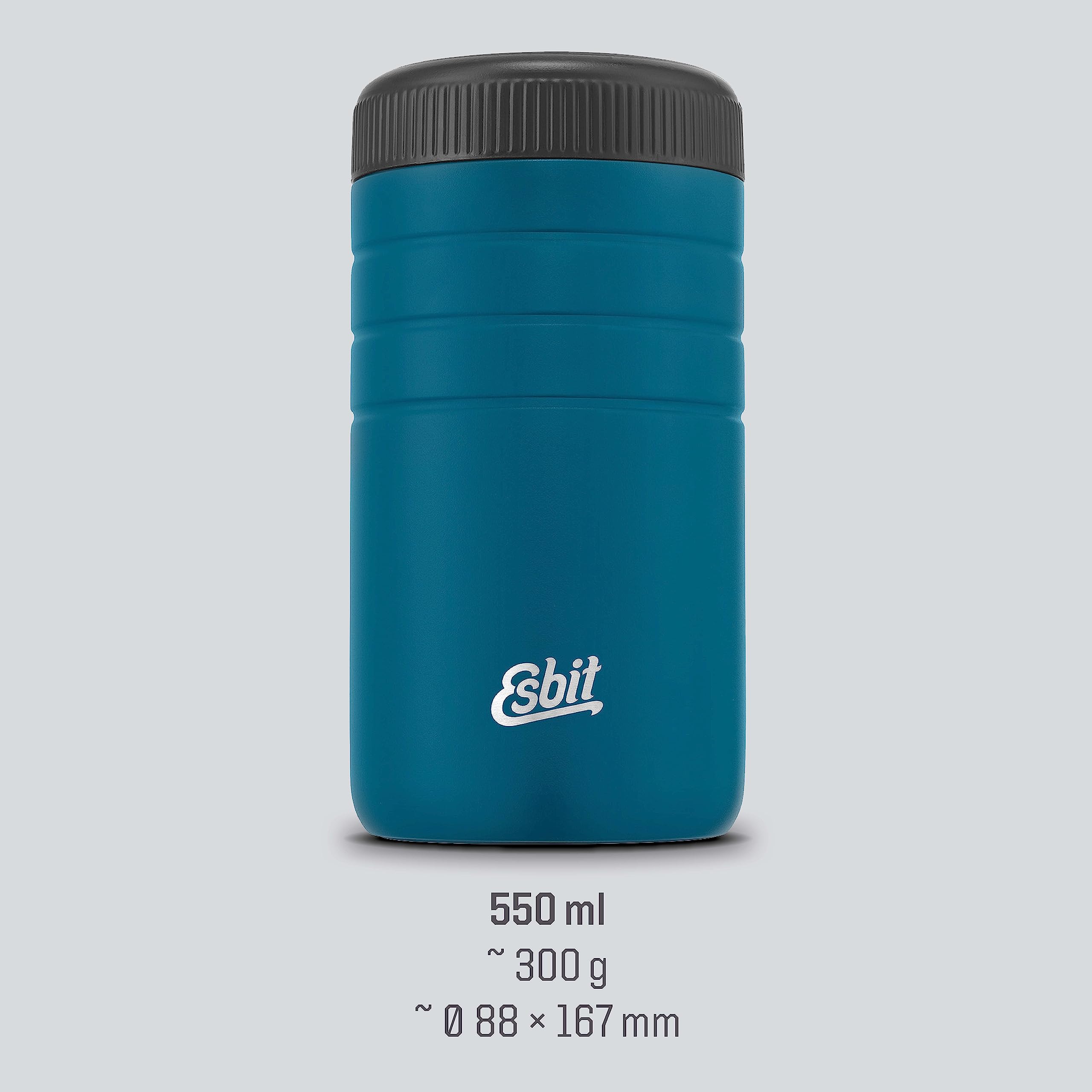 Esbit Majoris 550ml Stainless Steel Thermal Food Container - Keeps Meals Hot & Cold for Hours - Perfect for Camping, Hiking, Picnics & Office Lunch