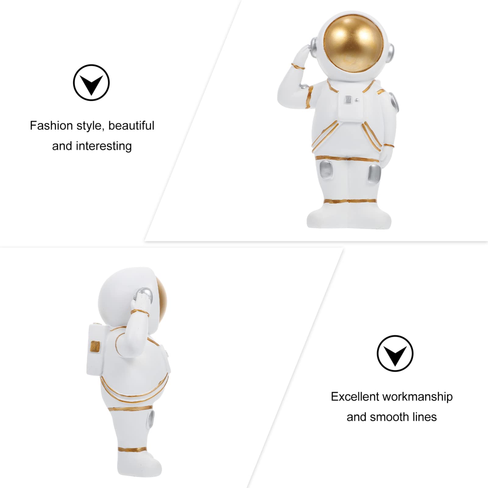 1pc Adorable Astronaut Ornament - Desktop Astronaut Model for Bedroom, Party & Office Decor - Perfect for Space Themed Parties, Kids' Rooms & Sci-Fi Lovers