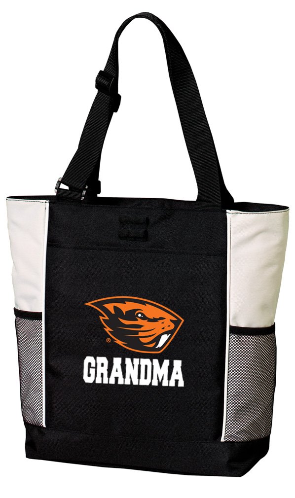 OSU Beavers Grandma Tote Bags - Oregon State University Themed Reusable Shopping Totes for Beach, Pool, Travel & Grocery - Perfect Gift for Grandmothers & College Fans