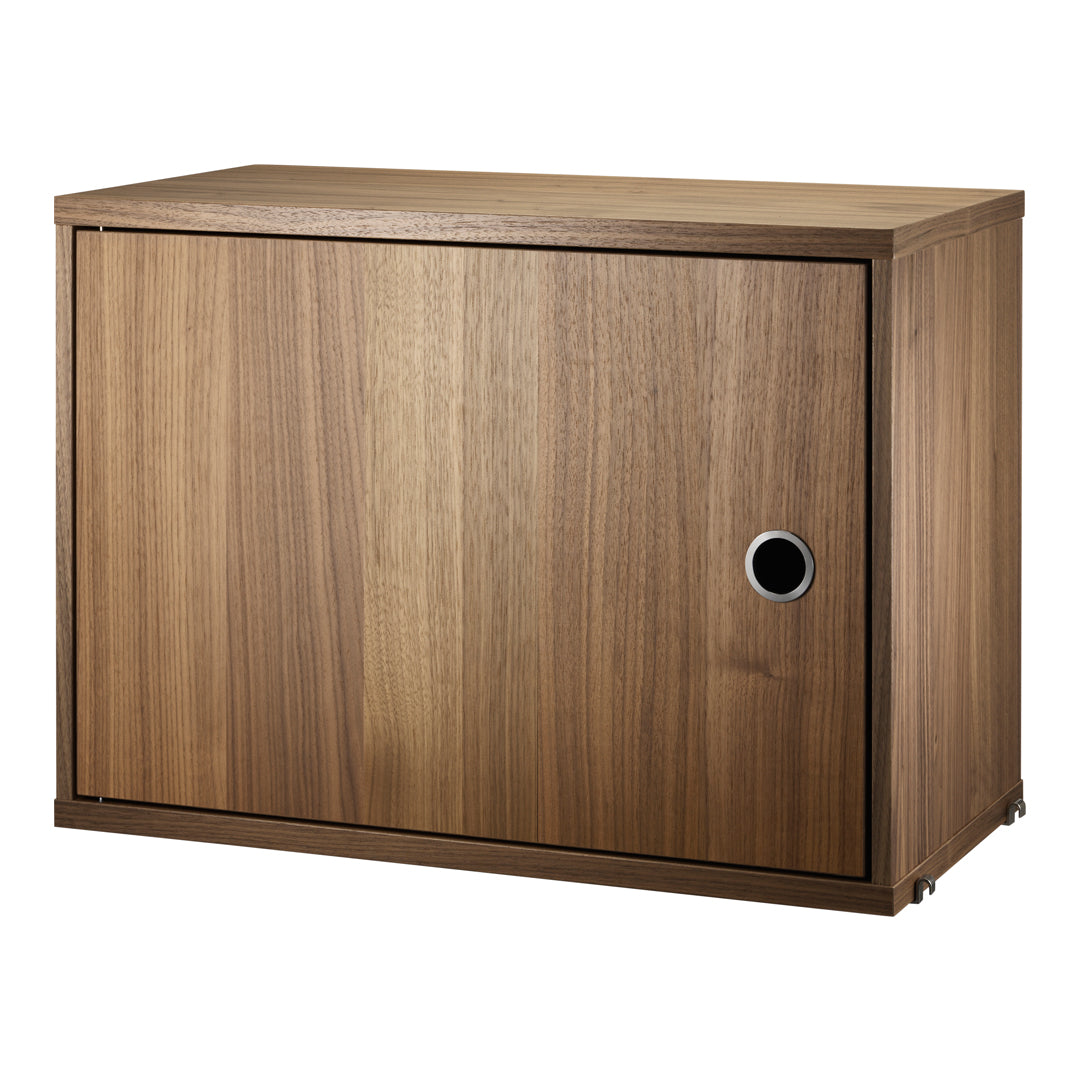 Modern Wooden Cabinet with Swing Door - Stylish Storage Solution for Kitchen, Bathroom, or Living Room Organization