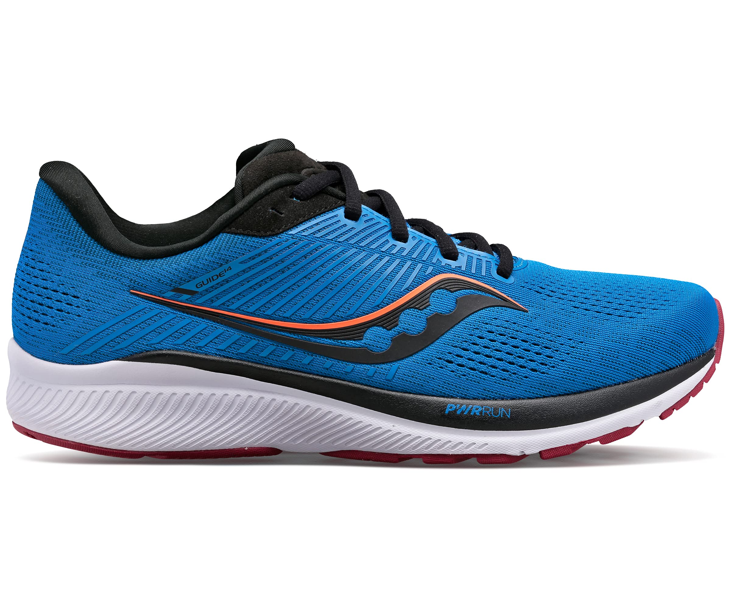 Saucony Men's Guide 14 Running Shoes - Lightweight Stability Sneakers for Road Running & Jogging - Perfect for Marathon Training & Daily Workouts