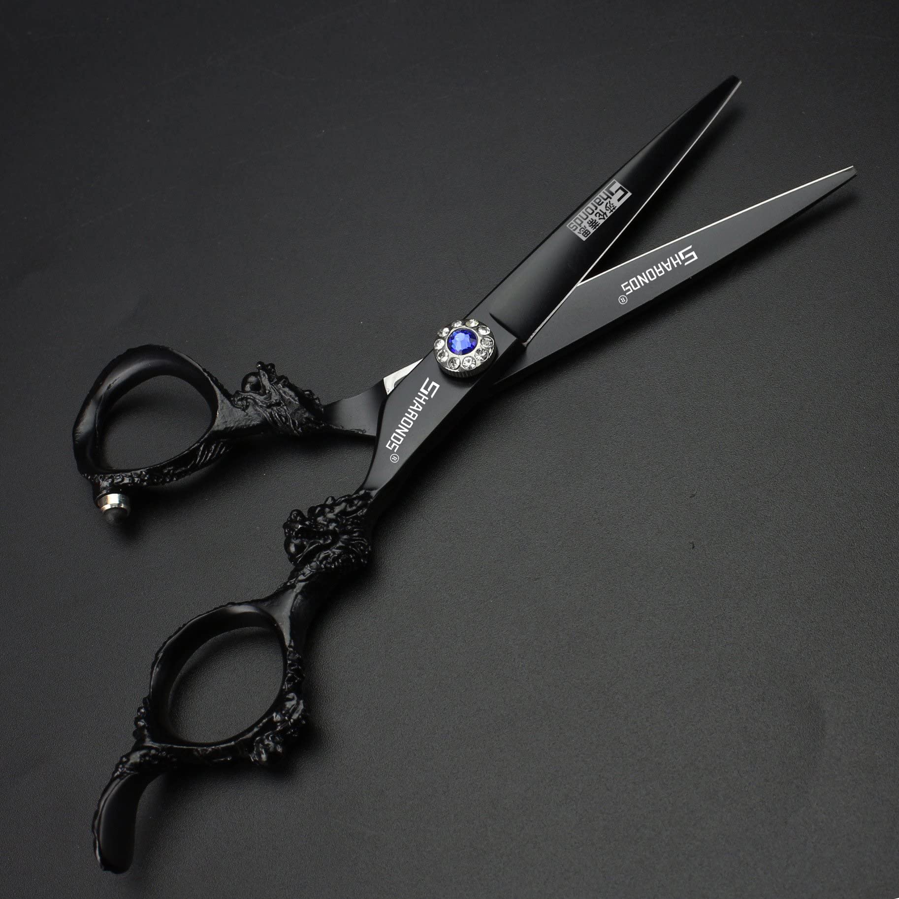 Professional Hairdressing Scissors Set - 6 Inch Japanese Steel Hair Cutting Shears & Thinning Scissors for Salon & Home Styling (Ideal for Precision Haircuts, Trimming, and Layering)