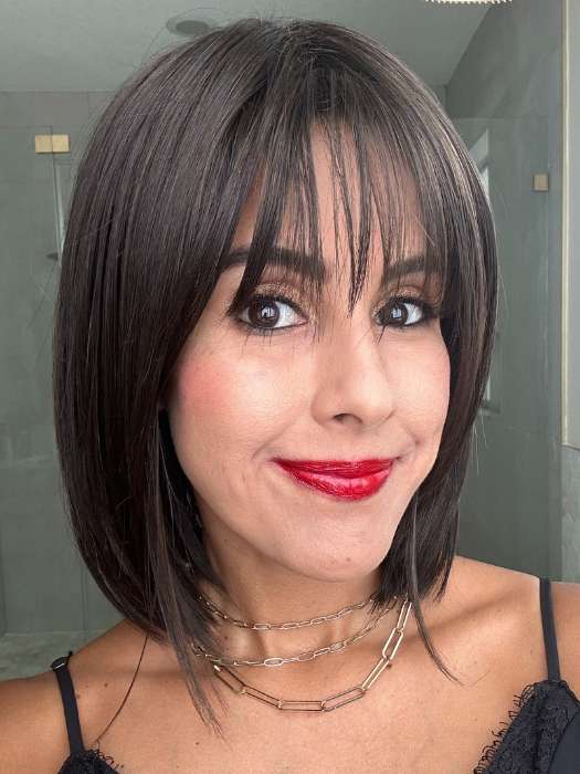 Alva Synthetic Wig with Basic Cap - Natural Look & Comfortable Fit for Daily Wear, Cosplay, and Special Occasions
