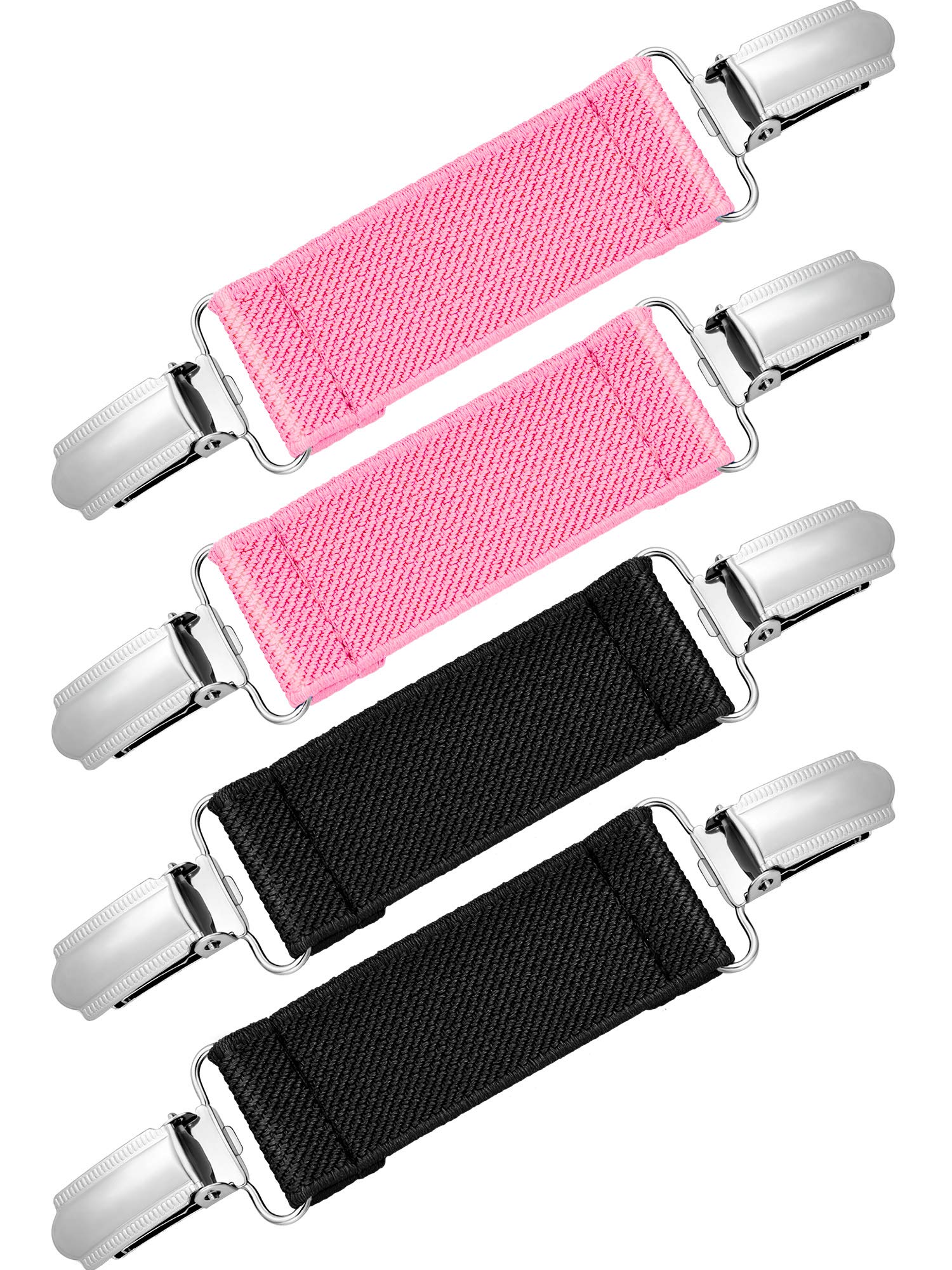 Stainless Steel Mitten Clips for Baby & Kids - 4 Pack for Gloves & Caps