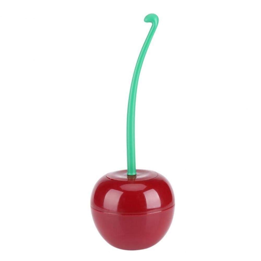 Cherry-Shaped Toilet Brush and Holder Set - Durable Bathroom Cleaning Tool for Toilet, WC, Lavatory | Ideal for Home, Hotel & Restroom Hygiene