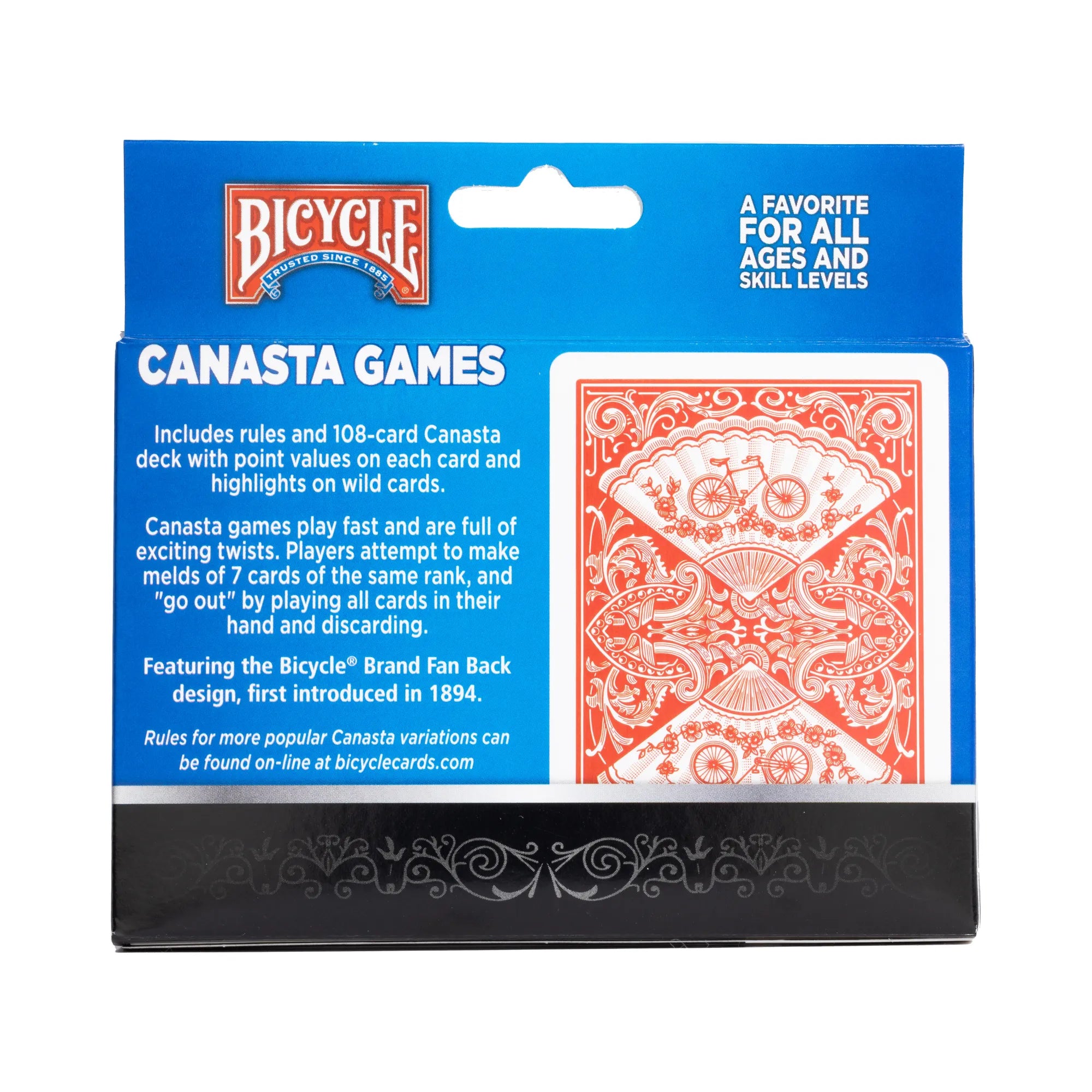 Bicycle Canasta Playing Cards - Premium Quality Card Game for Family & Friends | Perfect for Game Nights, Travel, and Outdoor Gatherings