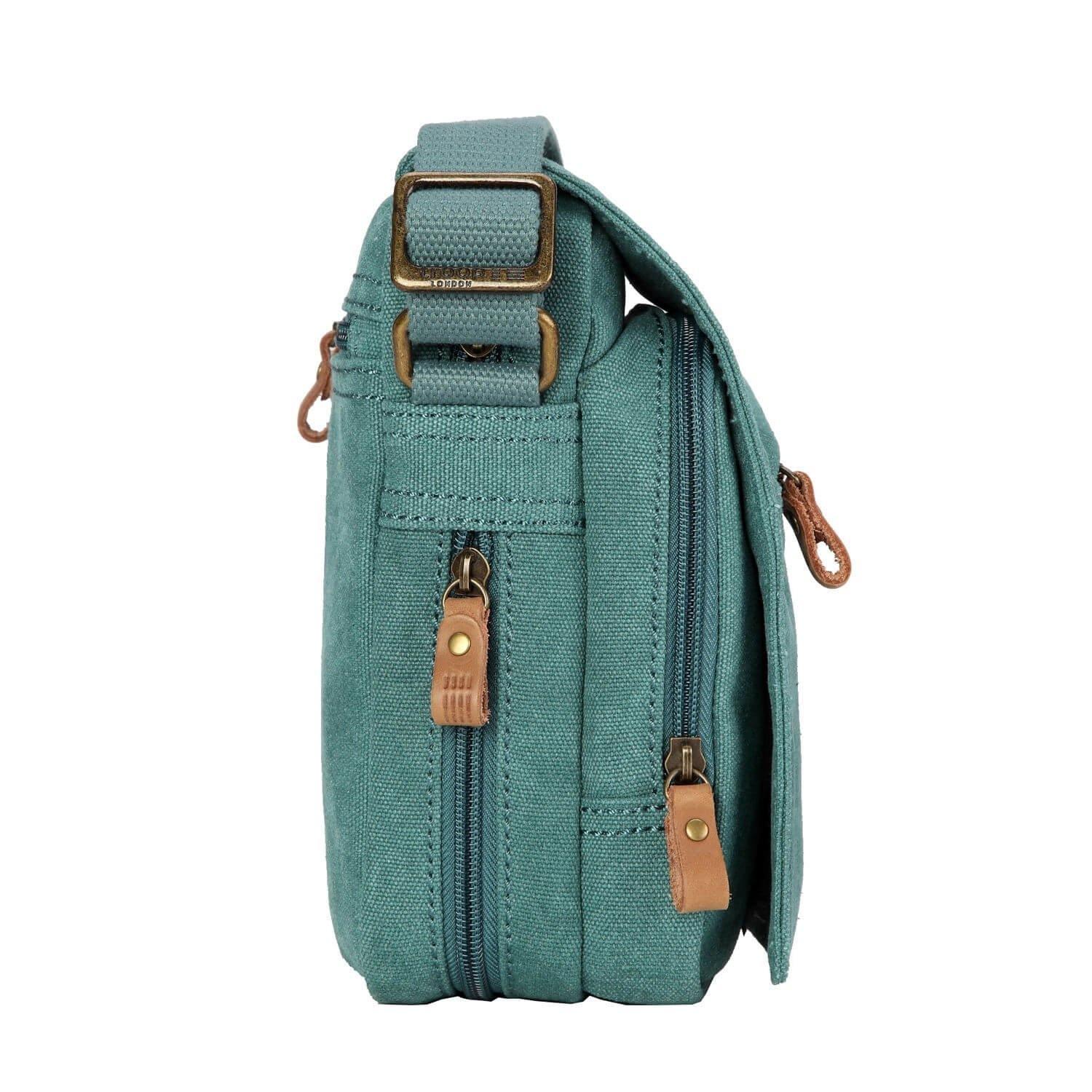 TRP0239 Troop London Classic Canvas Crossbody Bag - Stylish & Durable for Travel, Work & Everyday Use