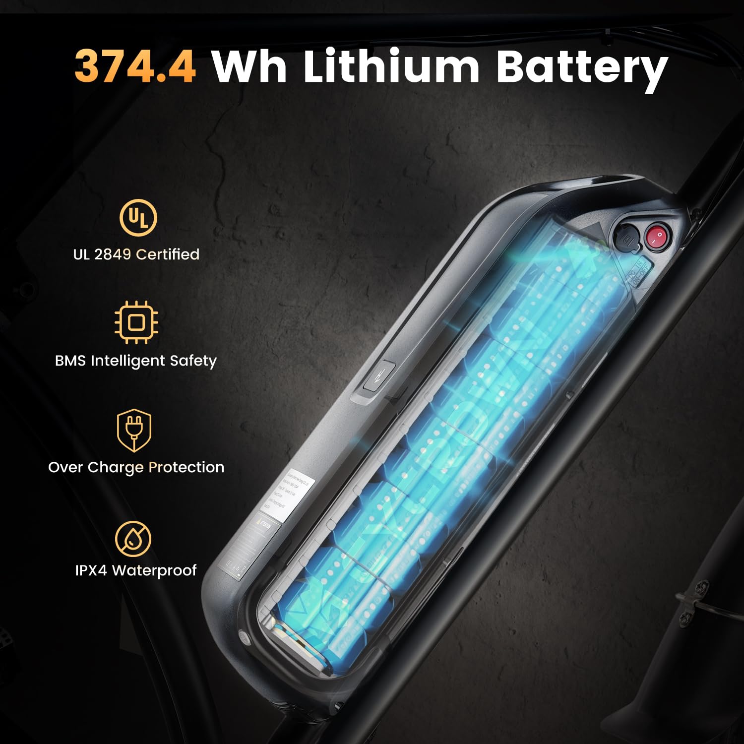 1500W Electric Bike for Adults - 28MPH 38-75 Miles Range, 48V 10.4AH/15.6AH Battery, 20