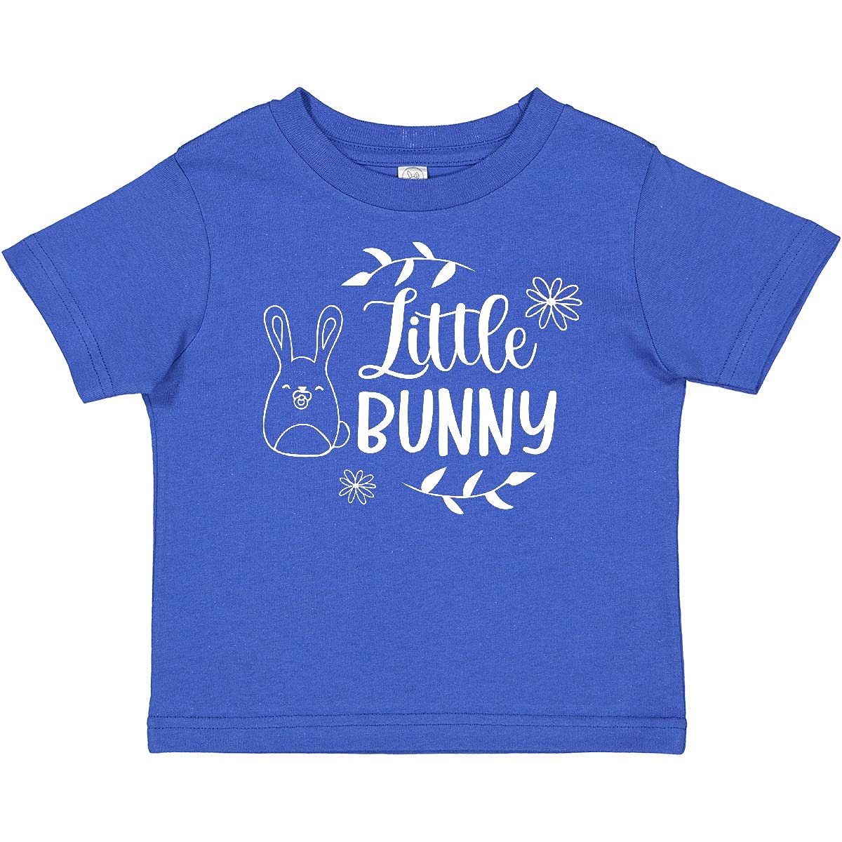 Inktastic Easter Little Bunny with Flowers Baby T-Shirt - Cute Spring Bunny Graphic Tee for Toddlers & Infants - Perfect for Easter Outfits, Spring Photoshoots & Family Matching