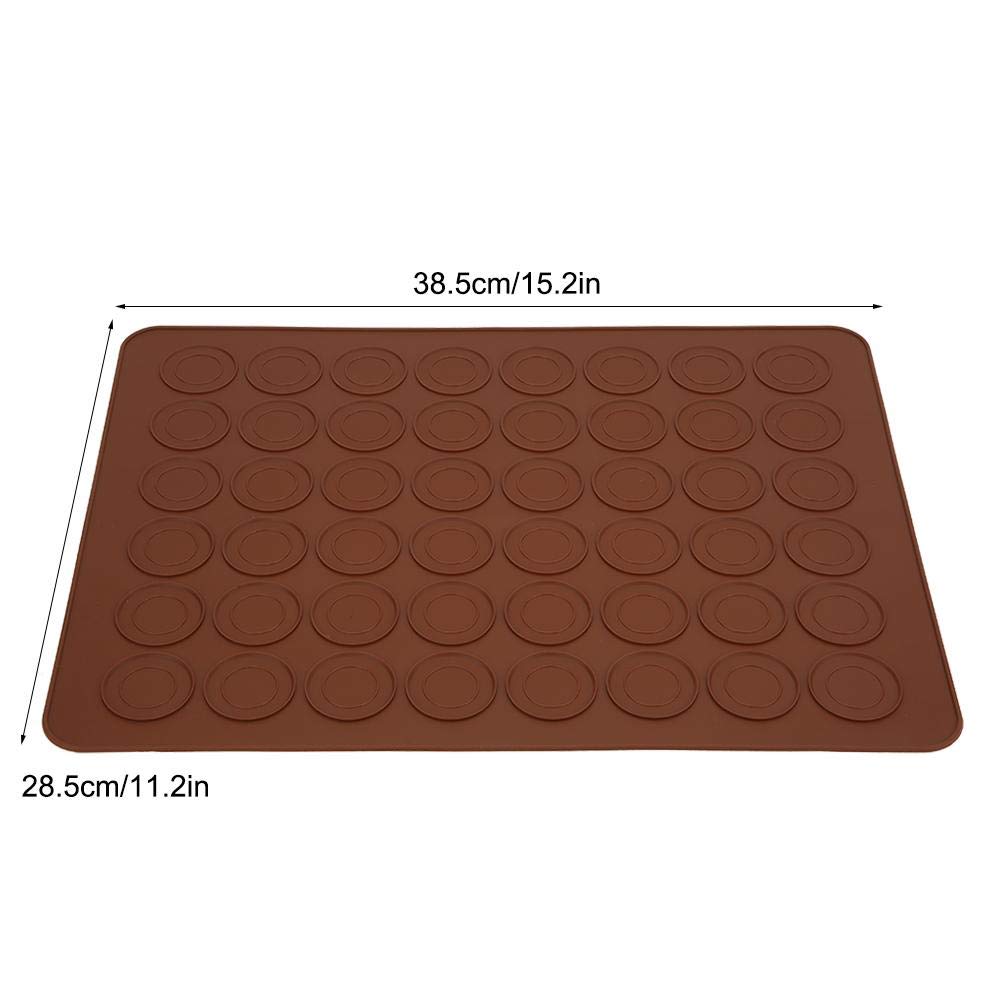 Non-Stick Silicone Macaron Baking Mats - 48 Grids for Perfect Macarons, Cookies & Pastries - Ideal for Home Bakers & Professional Cake Shops - Great for French Macaron Making, Cookie Decorating & Bakery-Style Desserts