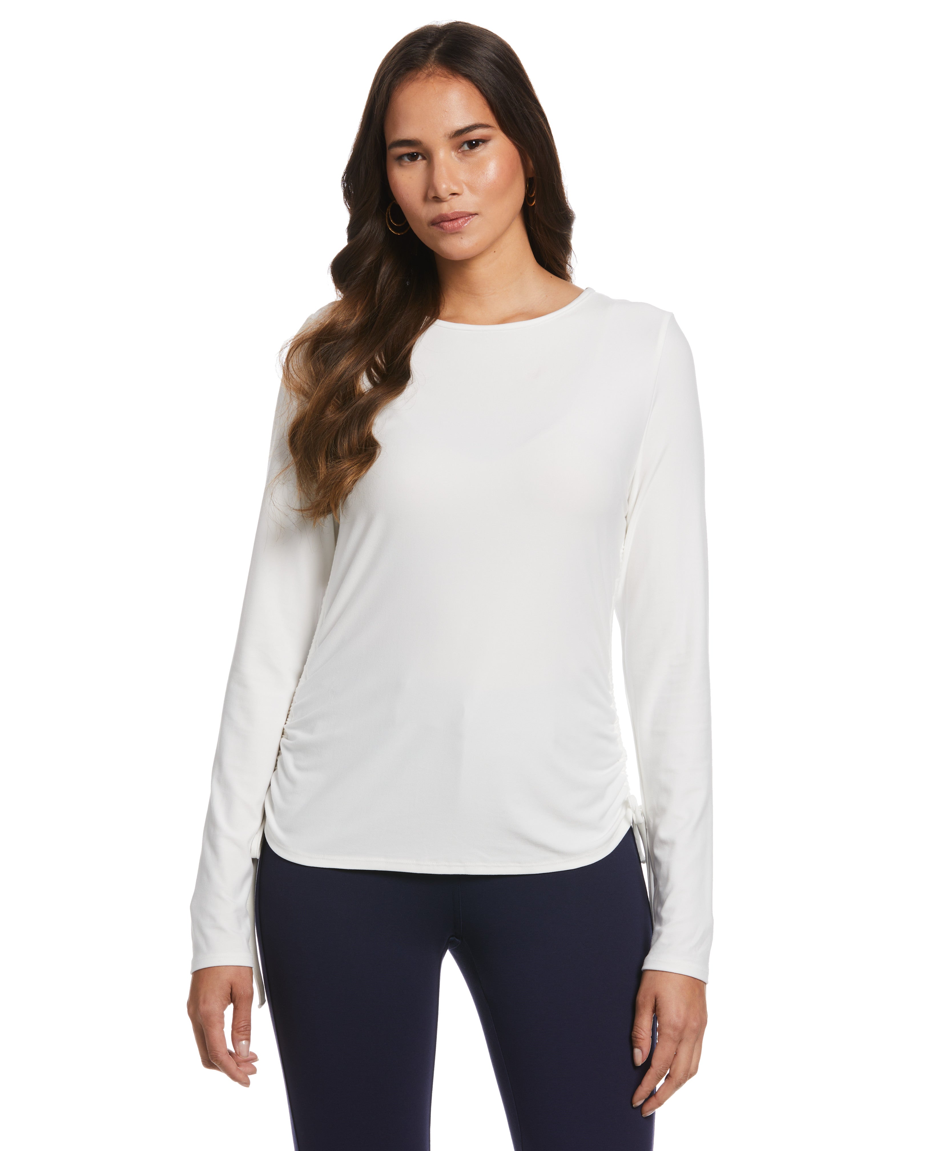 Stylish Knit Side Ruched Tops for Women - Trendy Casual & Party Wear - Perfect for Date Nights, Office & Outings